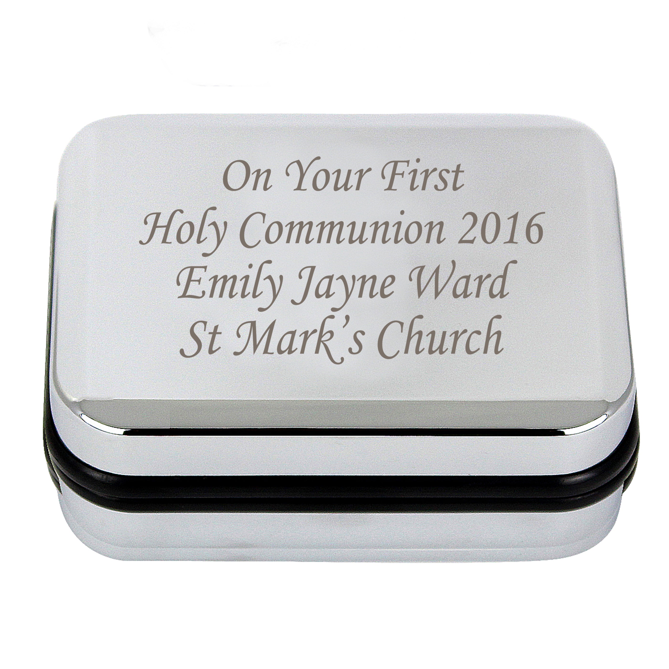 Personalised Box with Cross Necklace