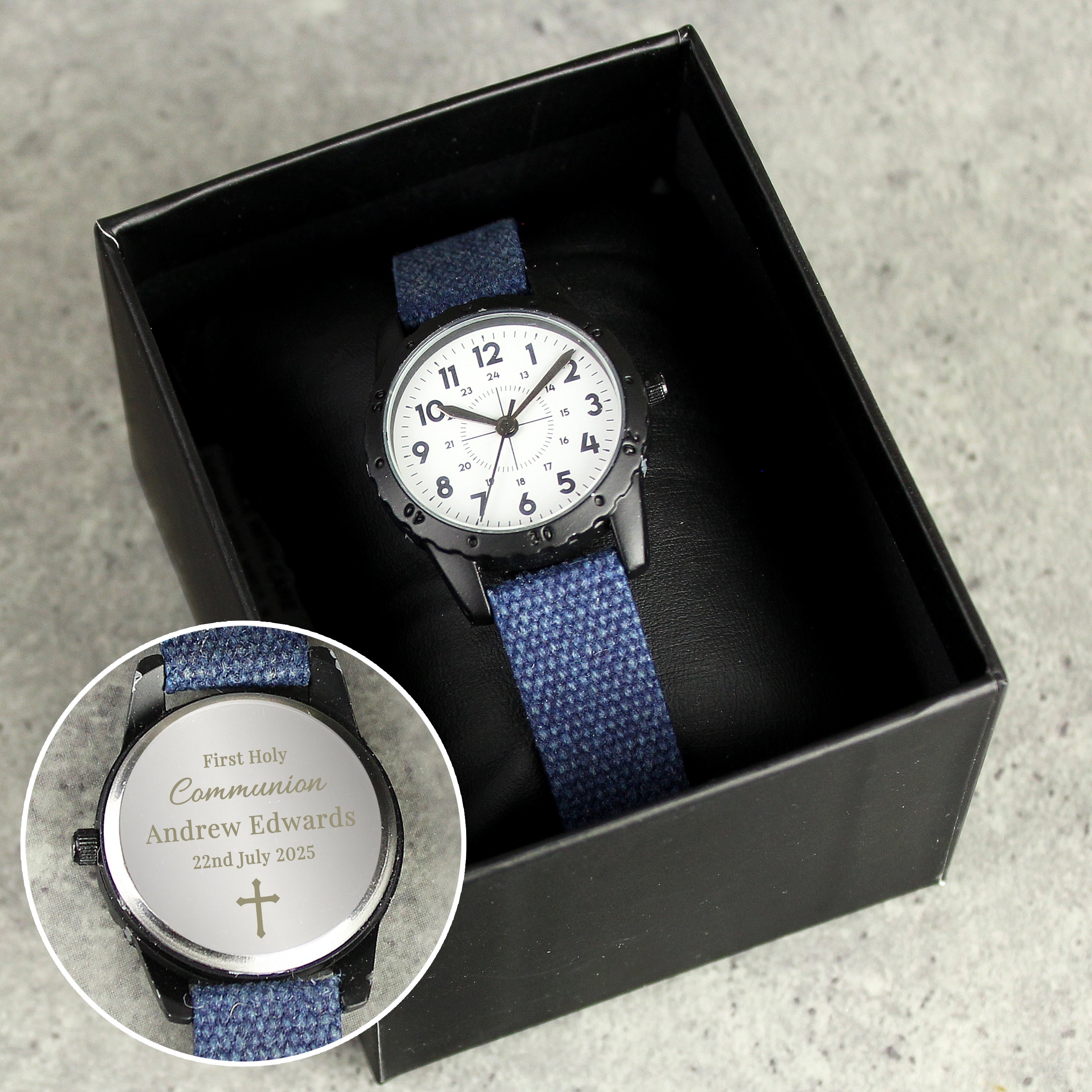Personalised Religious Blue Watch