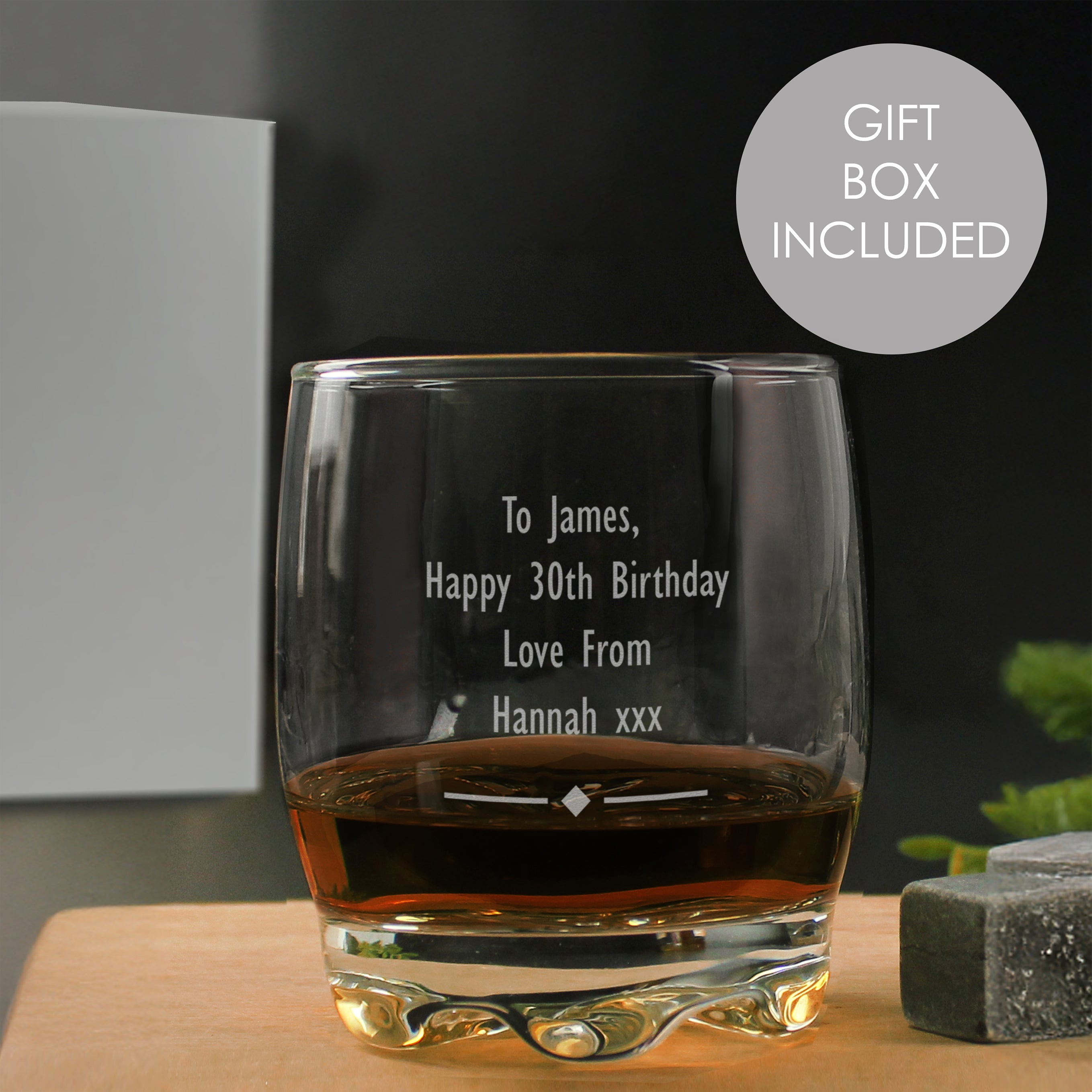 Personalised Diamond Motif Tumbler