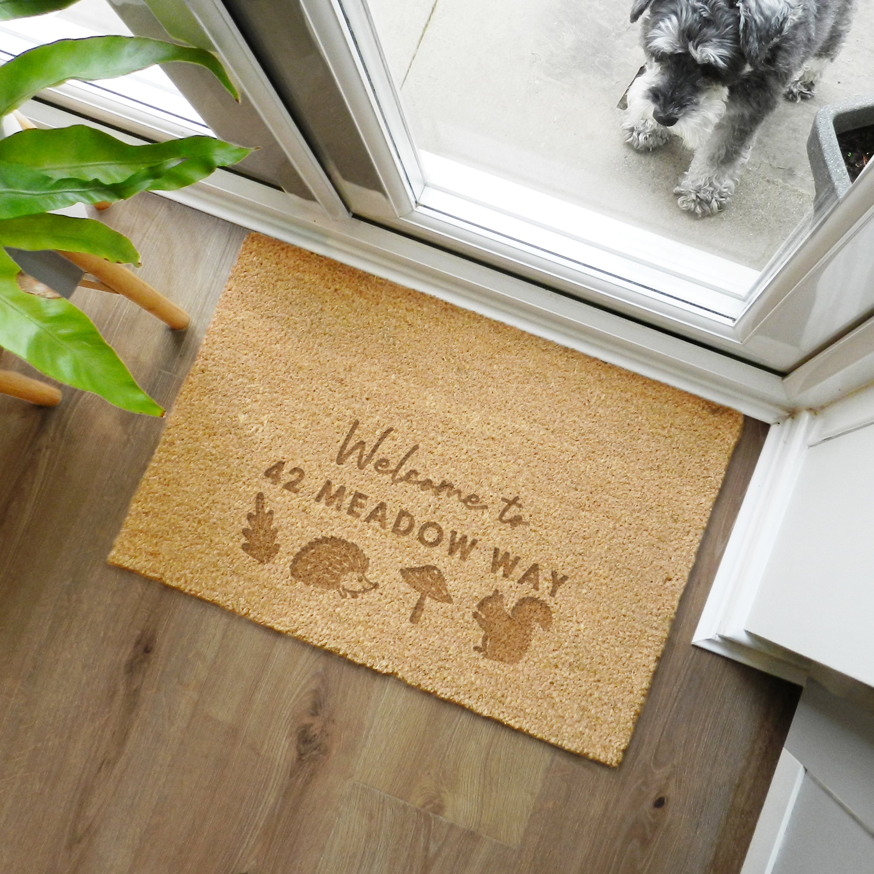 Personalised Autumnal Rectangle Doormat