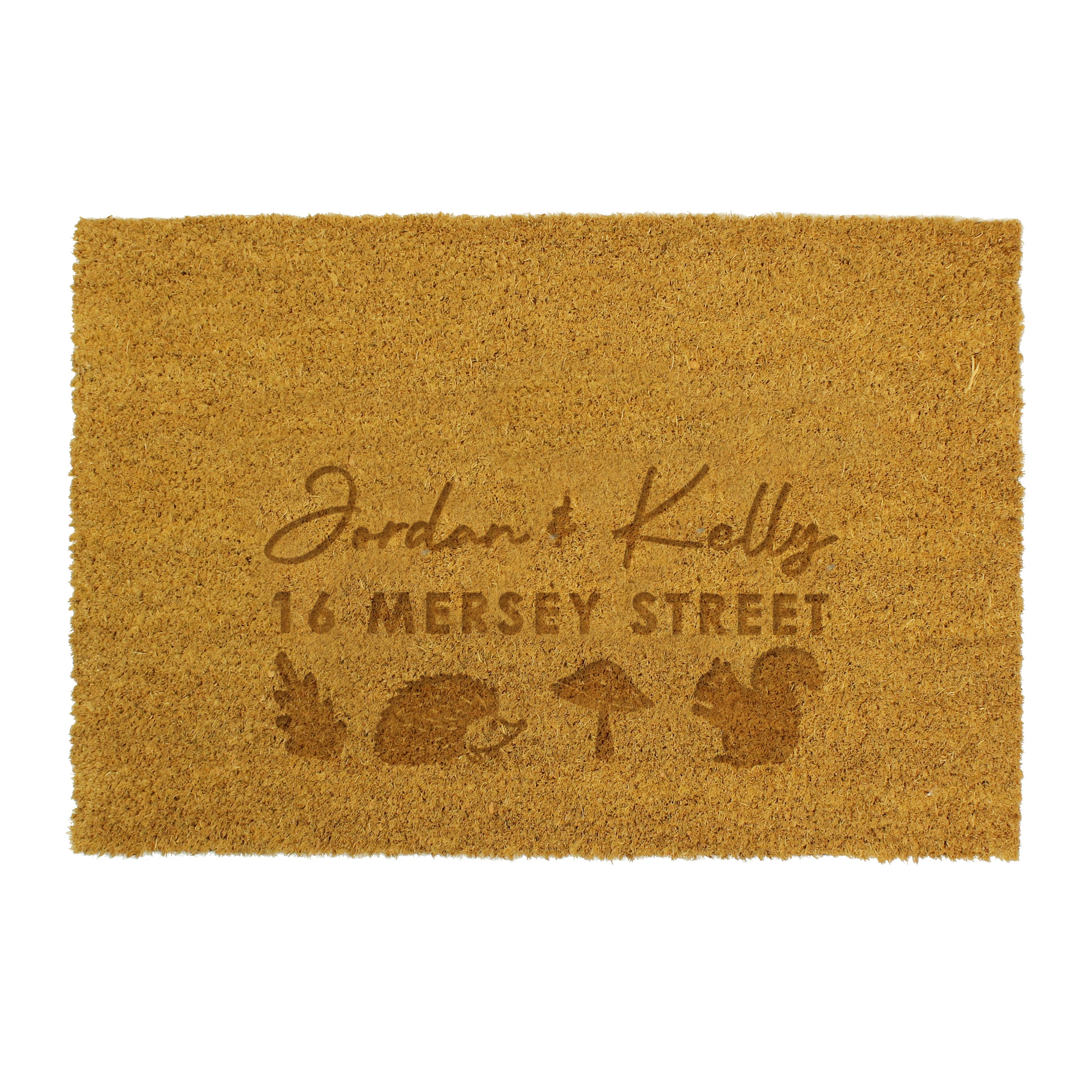 Personalised Autumnal Rectangle Doormat
