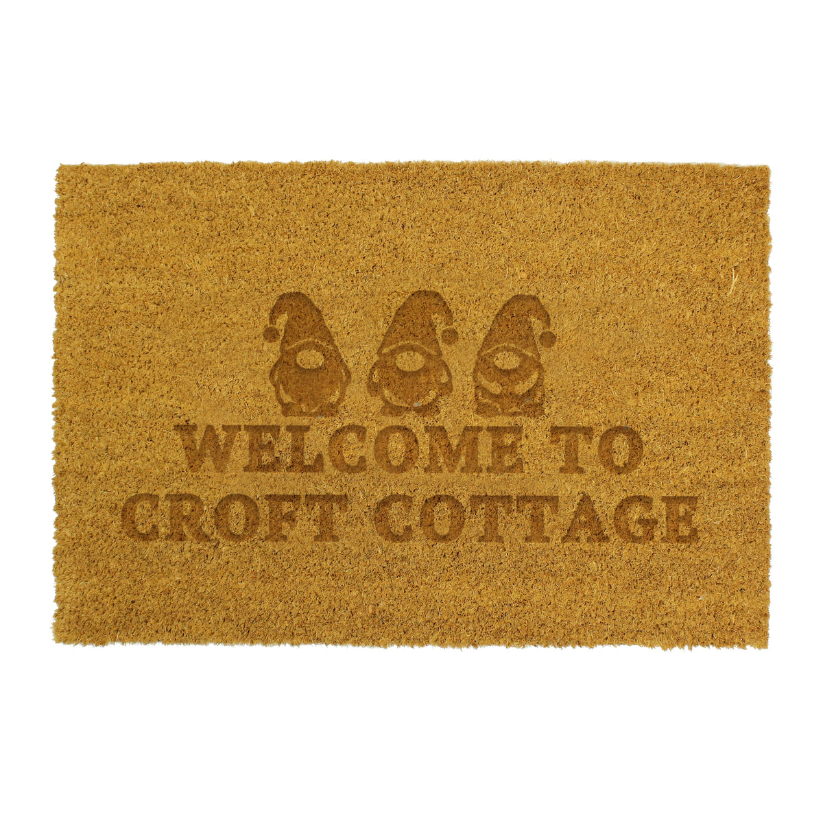 Personalised Gonk Rectangle Indoor Doormat