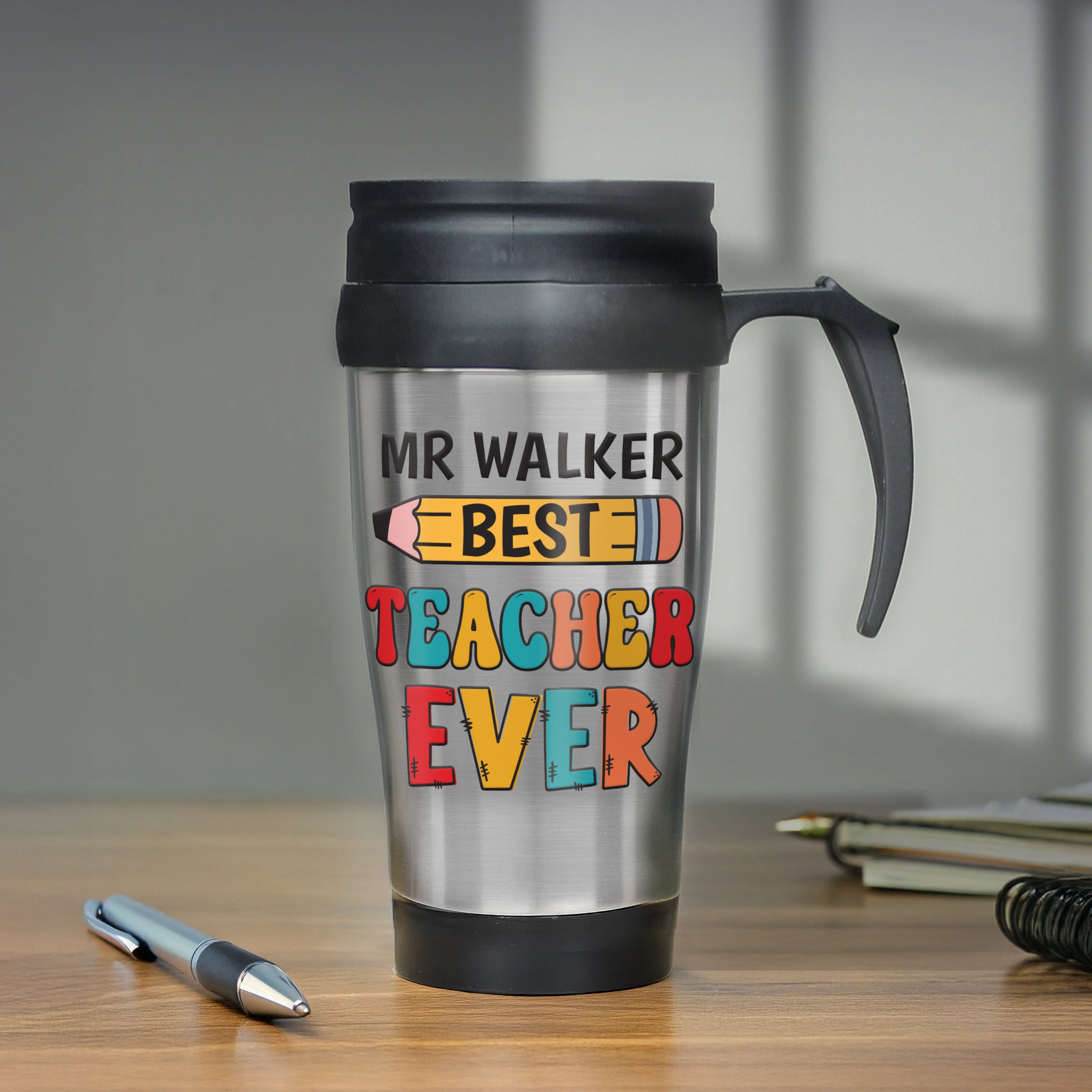 Personalised Best Teacher Thermal Mug
