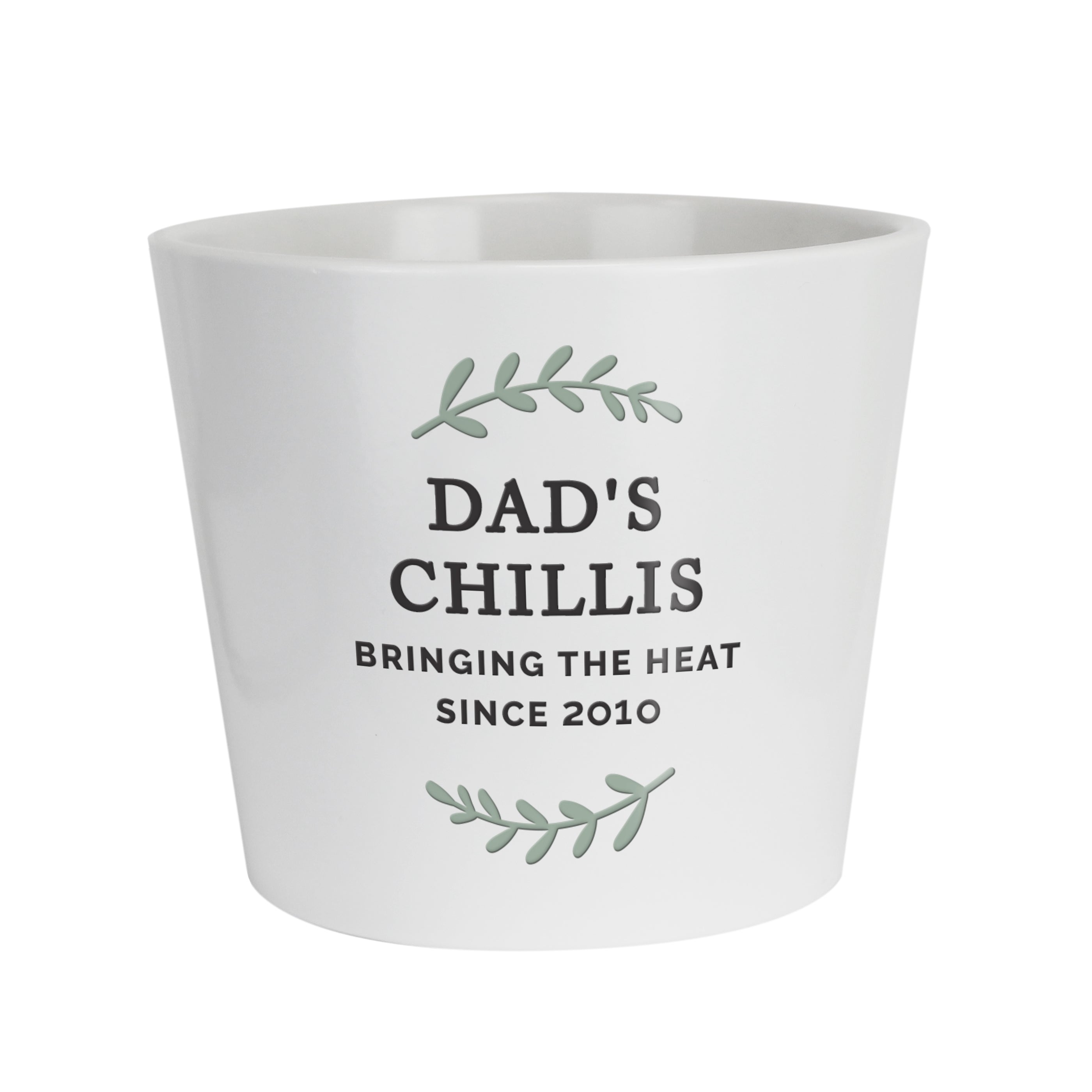 Personalised Wreath Large Plant Pot