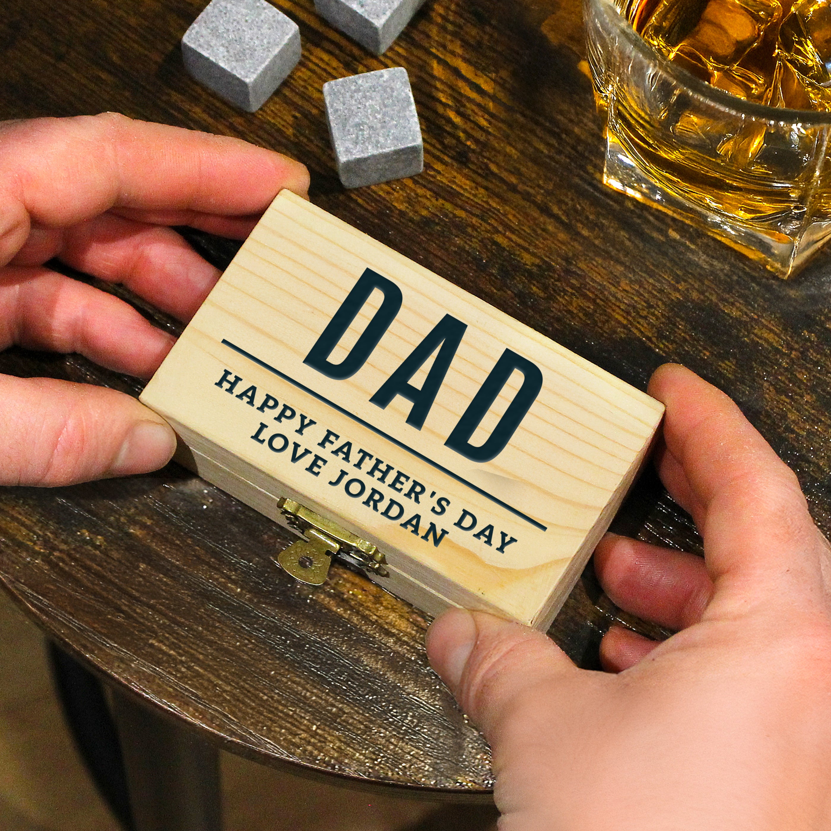 Personalised Free Text Whisky Stones