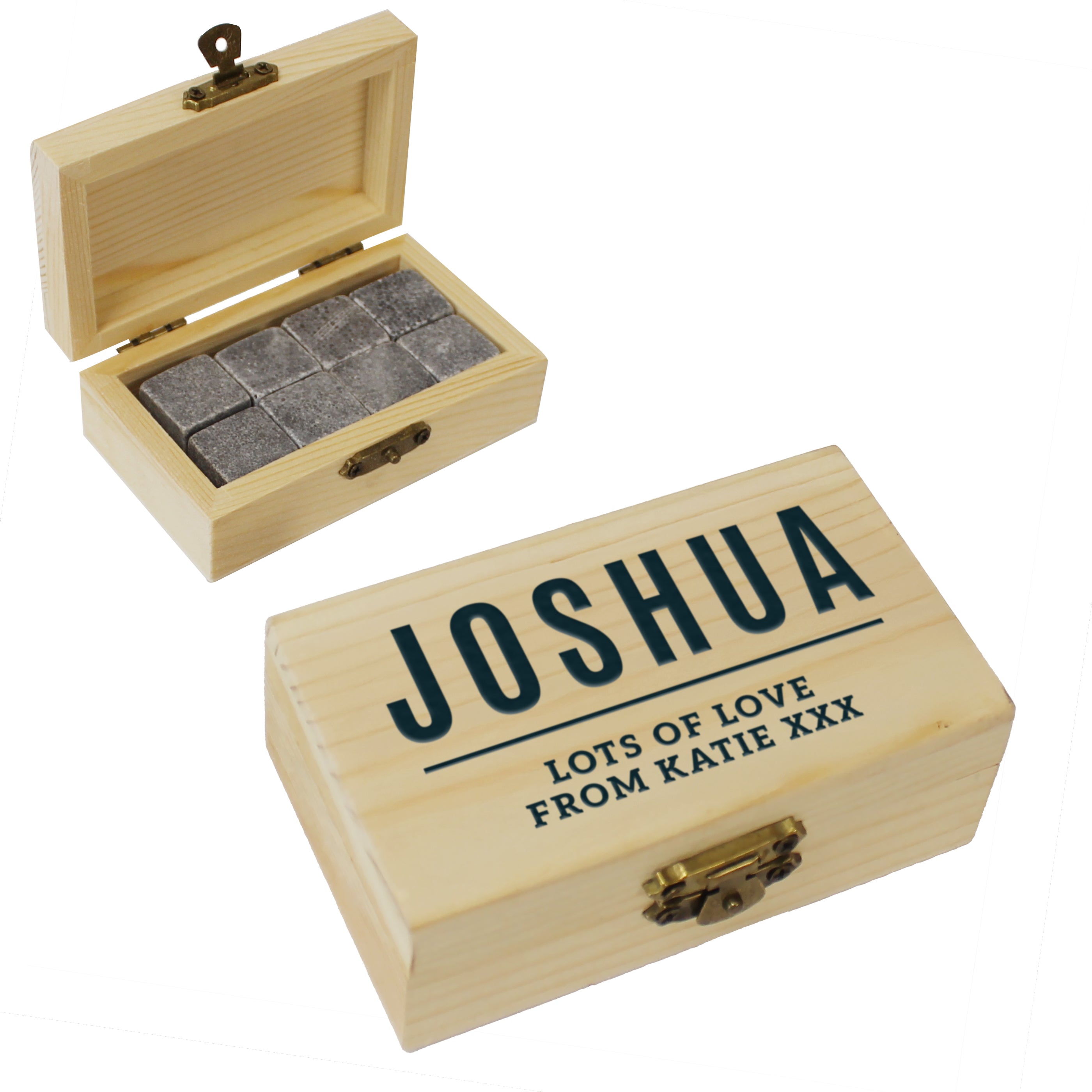 Personalised Free Text Whisky Stones