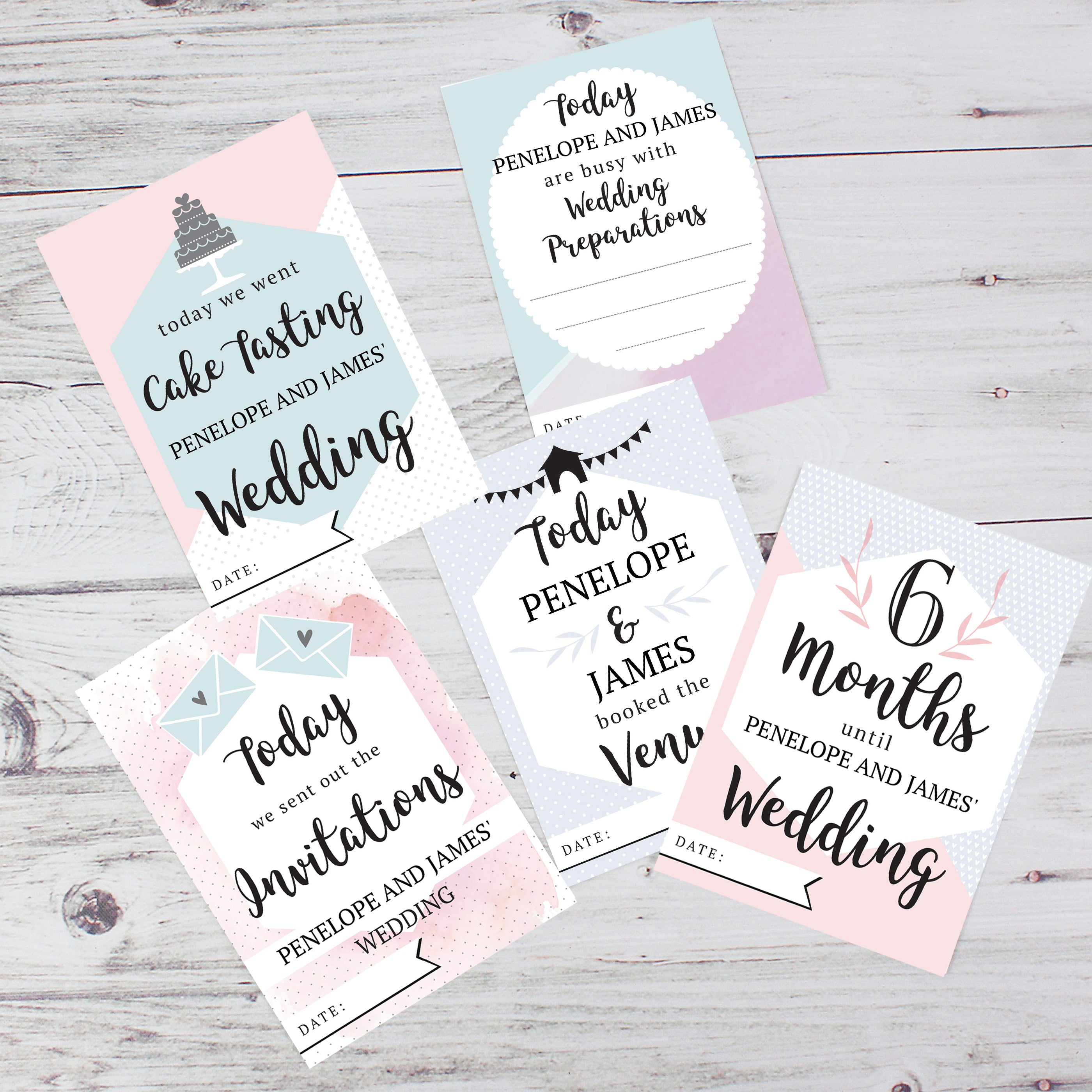 Personalised Wedding Cards For Milestone Moments