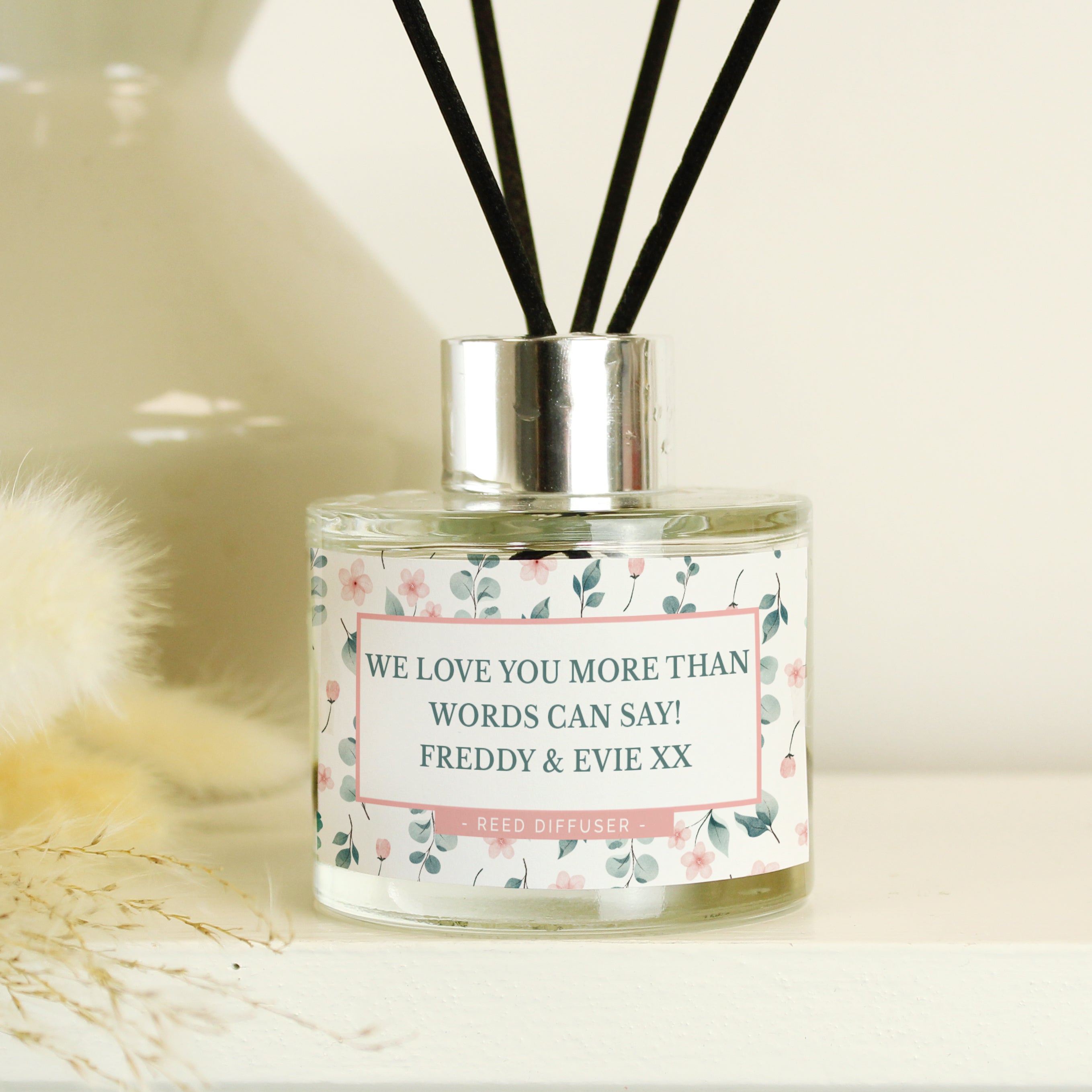 Personalised Floral Reed Diffuser