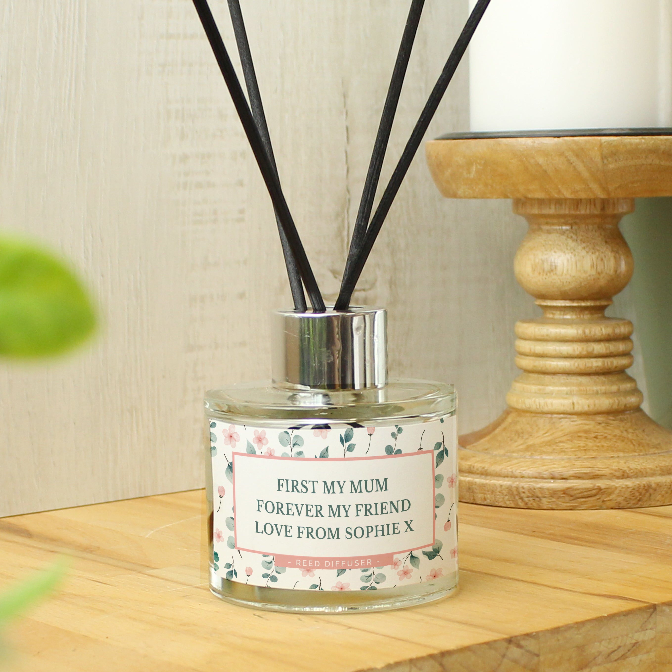 Personalised Floral Reed Diffuser