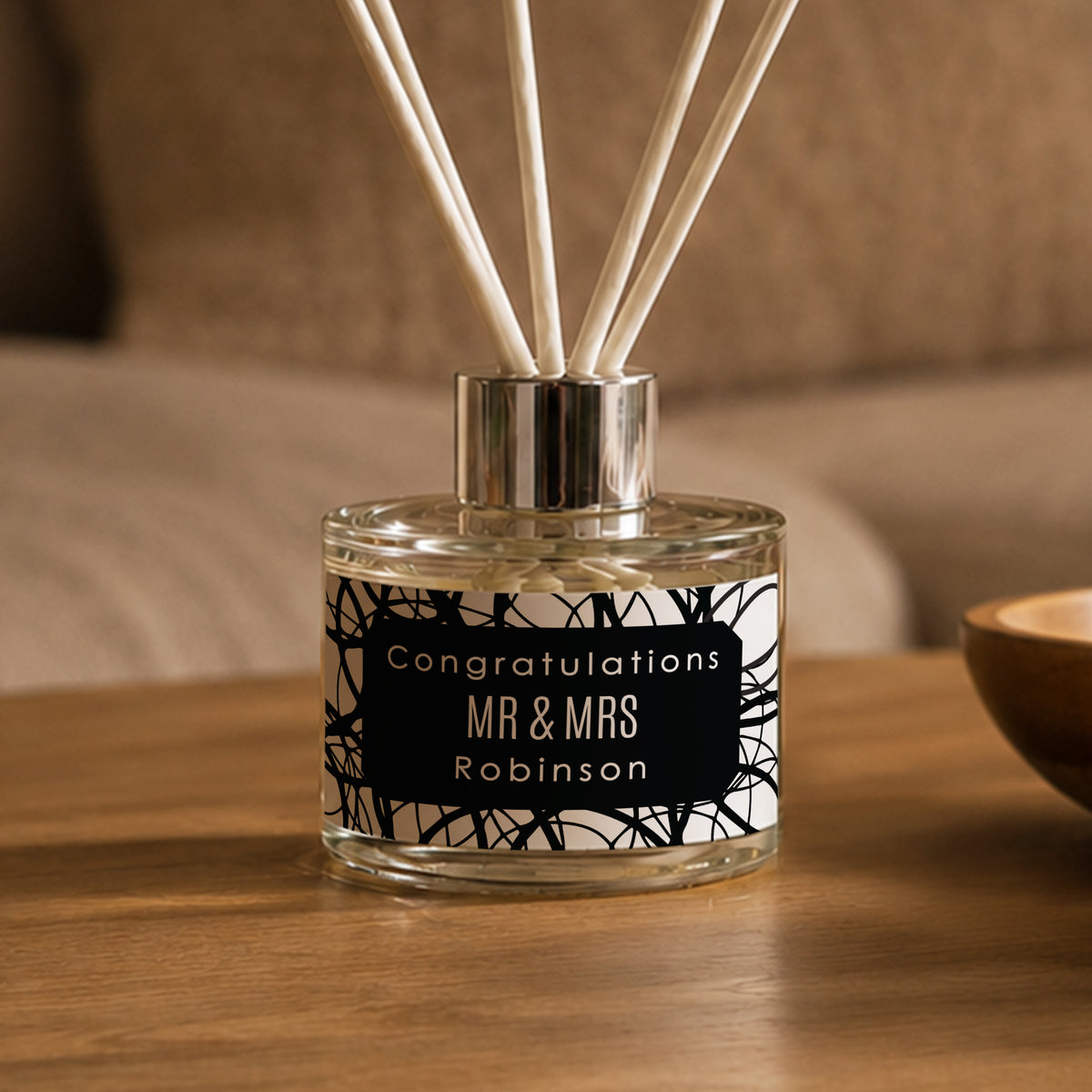 Personalised Scribble Reed Diffuser
