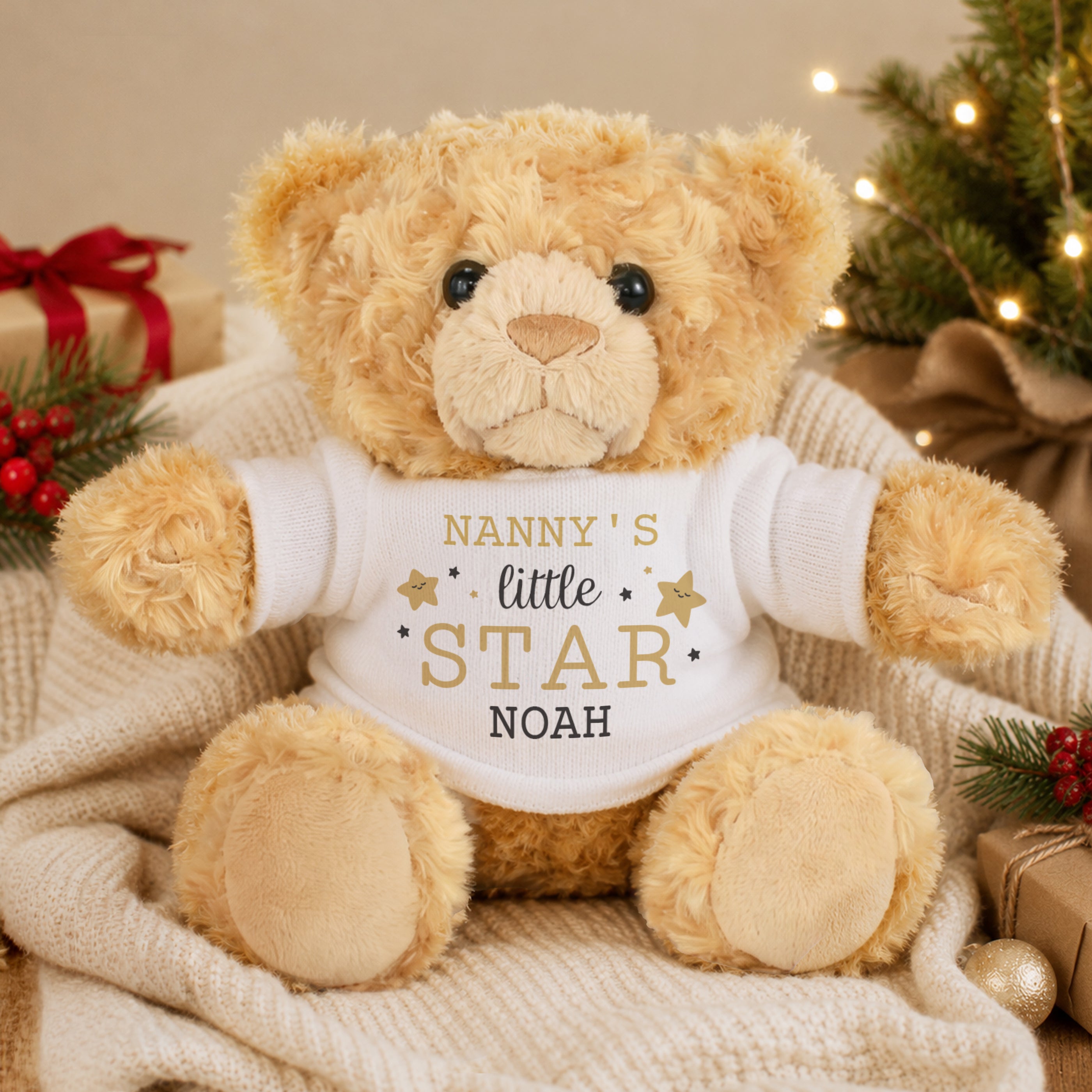 Personalised Little Star Teddy Bear