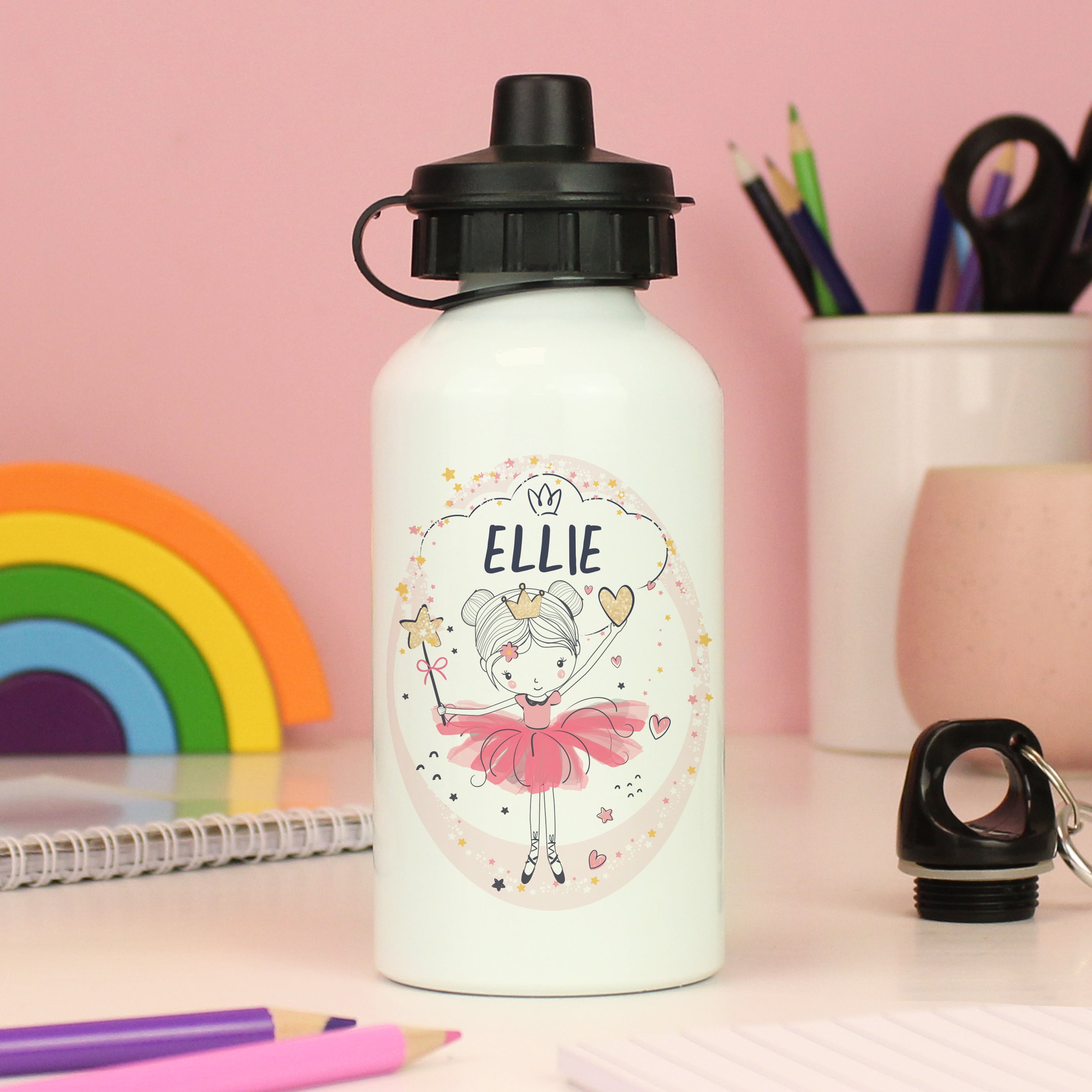Personalised Princess Ballerina Drinks Bottle