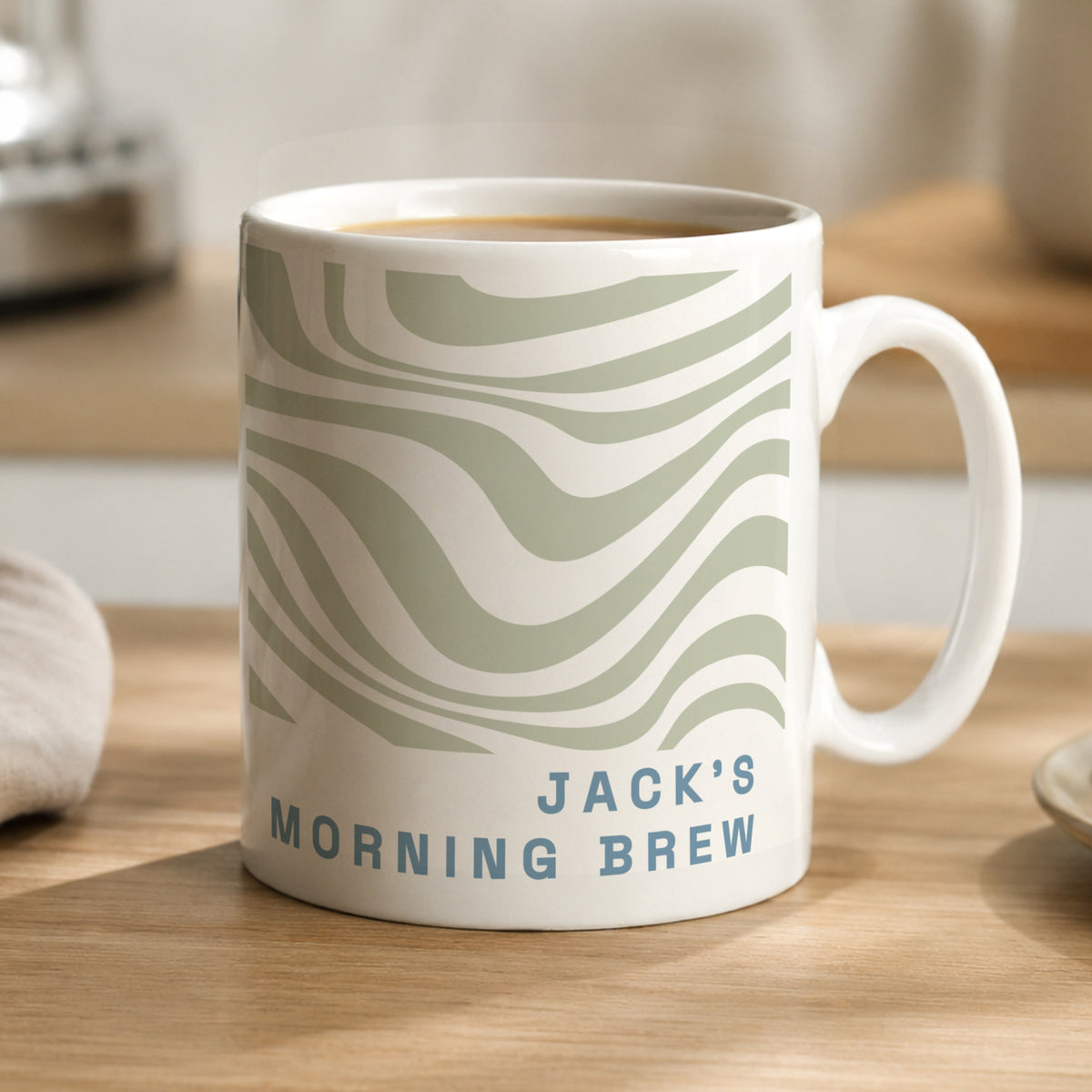 Personalised Pattern Striped Mug