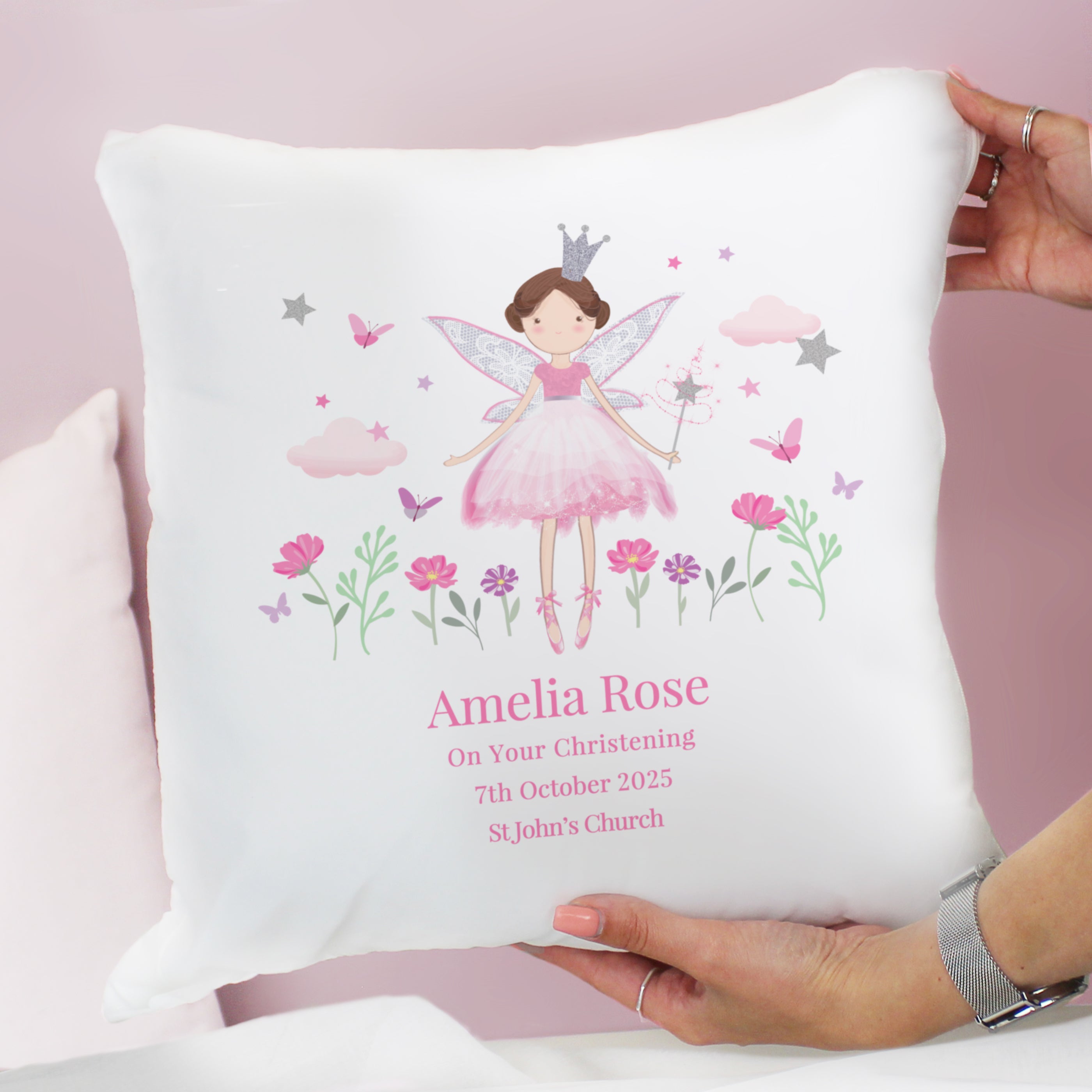 Personalised Fairy Princess Cushion