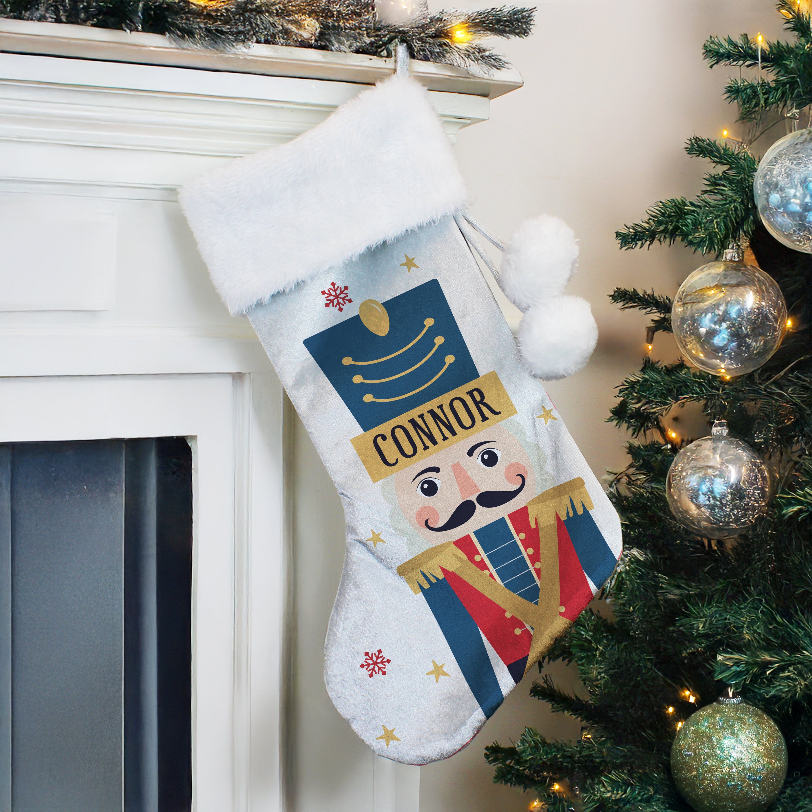 Personalised Nutcracker Christmas Stocking