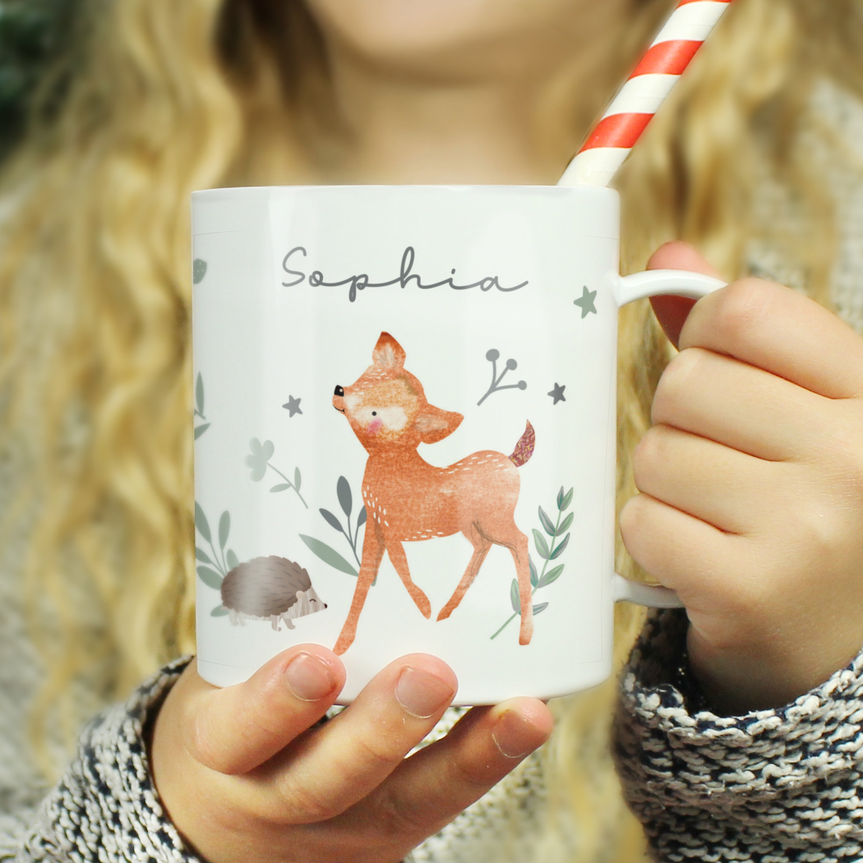 Personalised Woodland Animals Breakfast Set