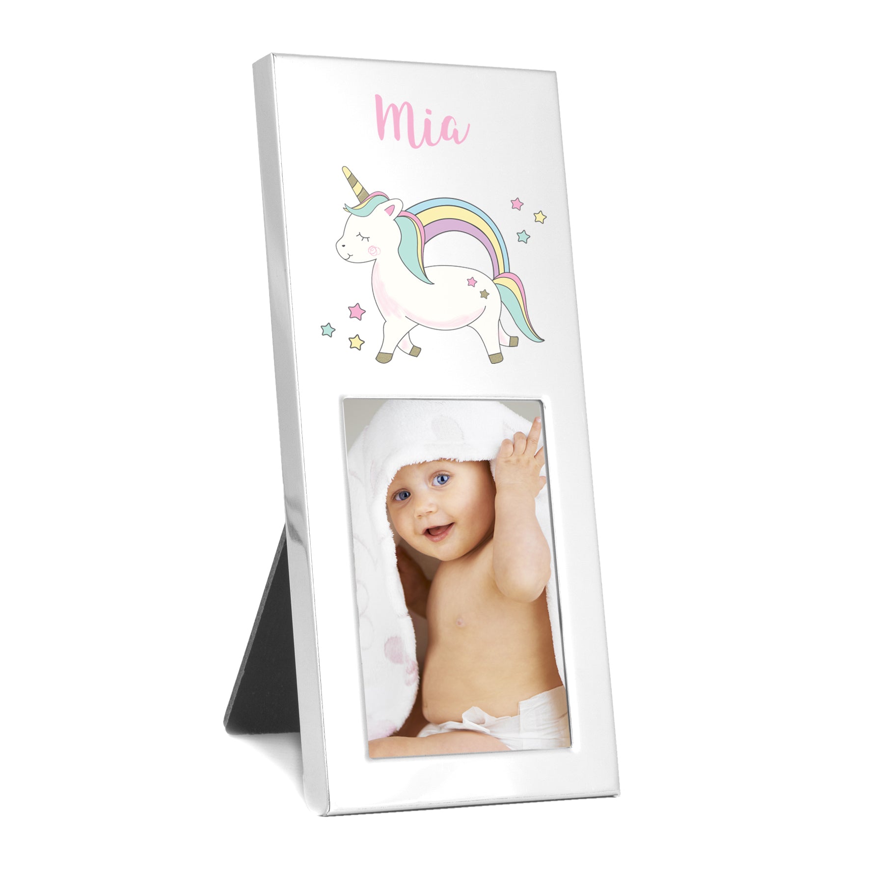 Personalised Baby Unicorn 2x3 Photo Frame