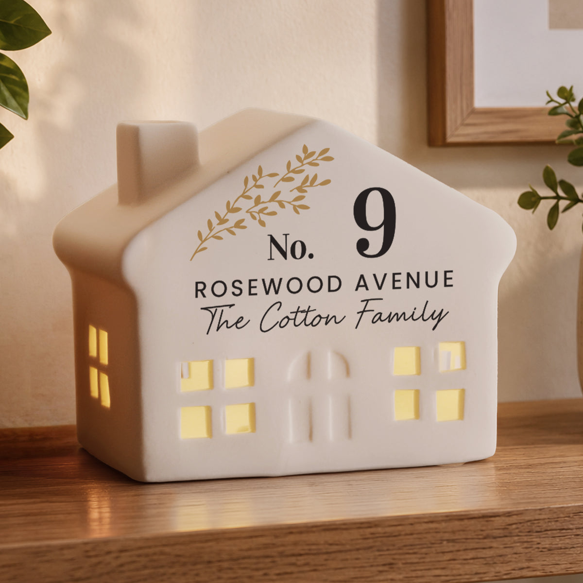 Personalised House Number LED House