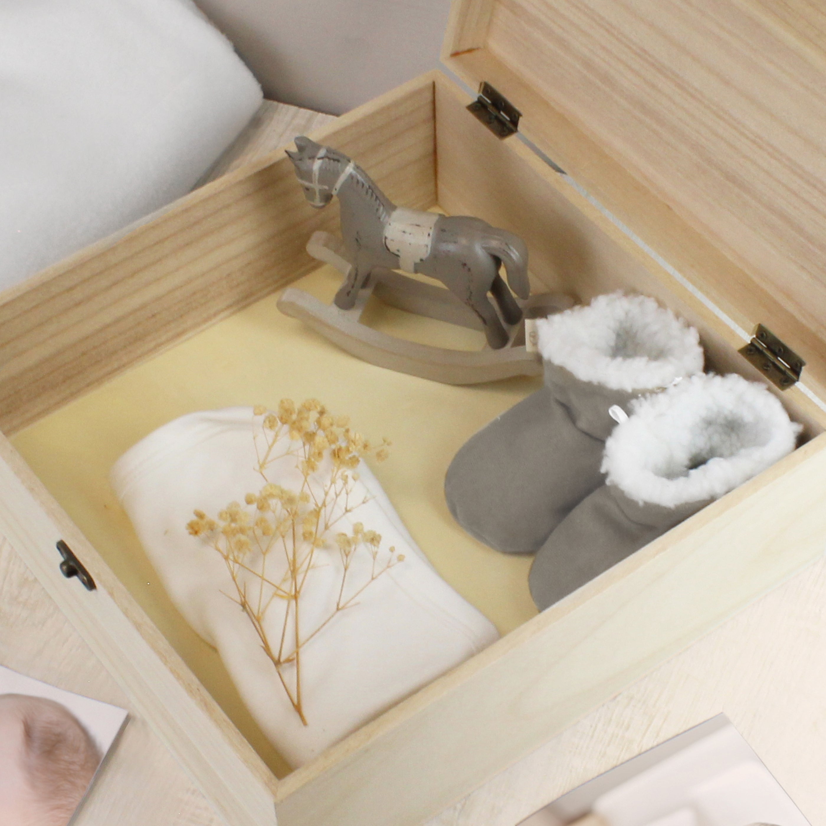 Personalised Safari Animals Large Wooden Keepsake Box