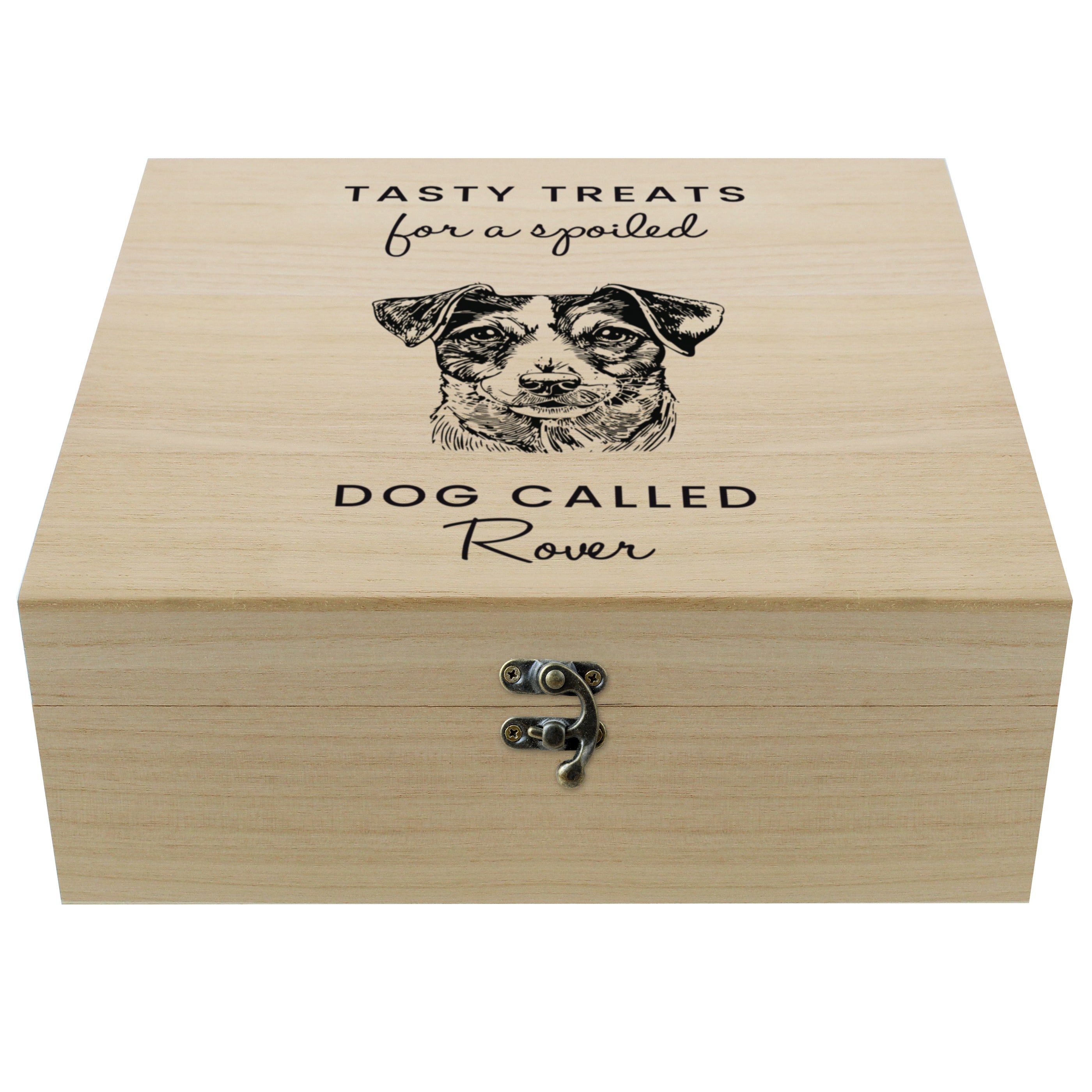 Personalised Dog Breed Wooden Storage Box