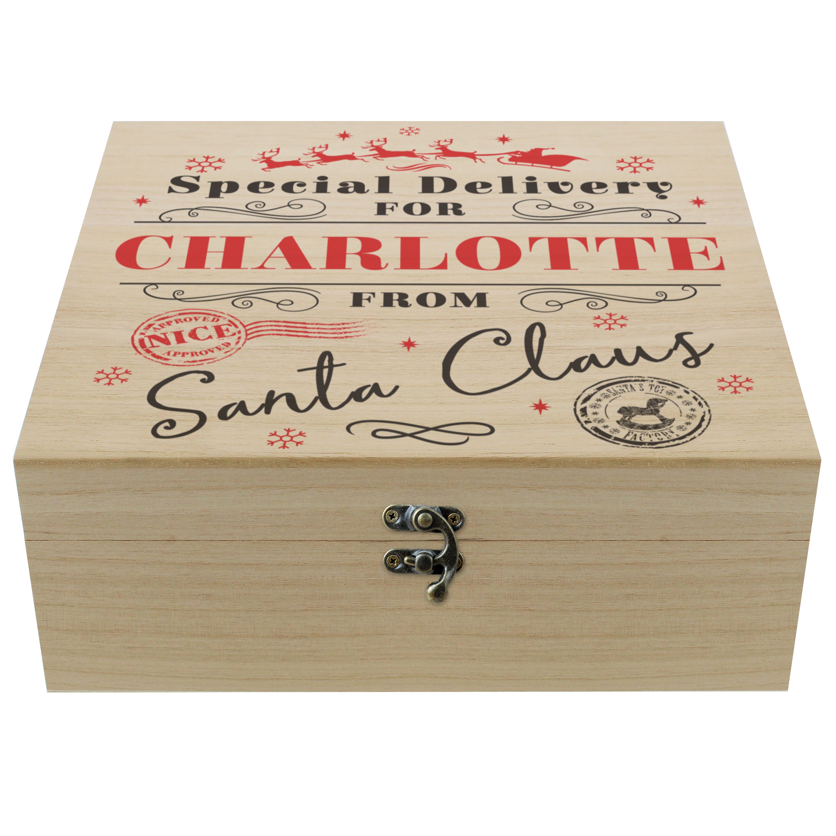Personalised Special Delivery Christmas Eve Box