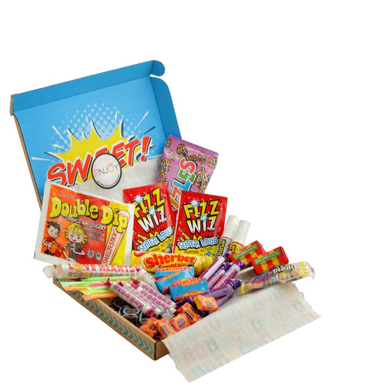 Penny Post Retro Sweets Hamper - Penny Post Letterbox Gift