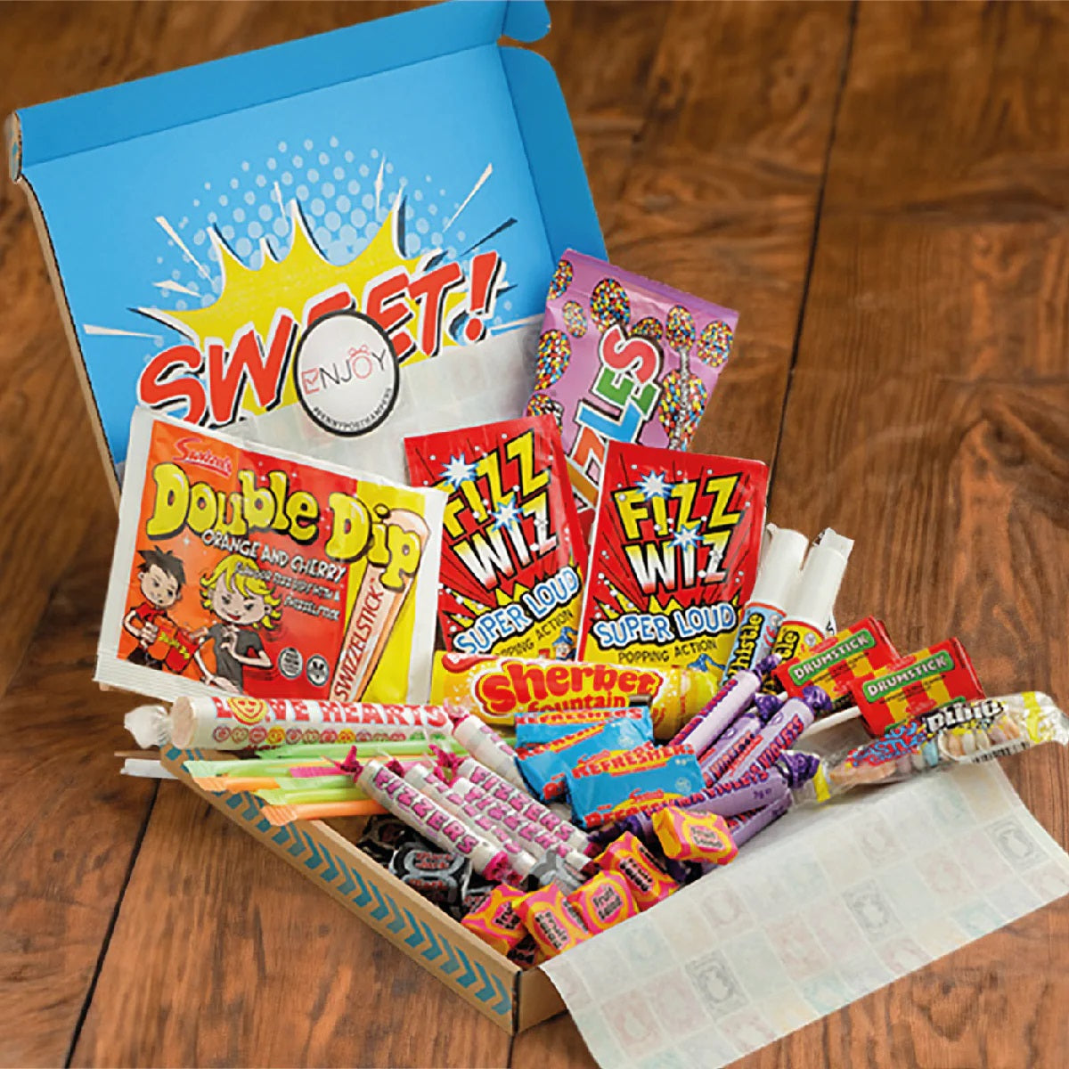 Penny Post Retro Sweets Hamper - Penny Post Letterbox Gift