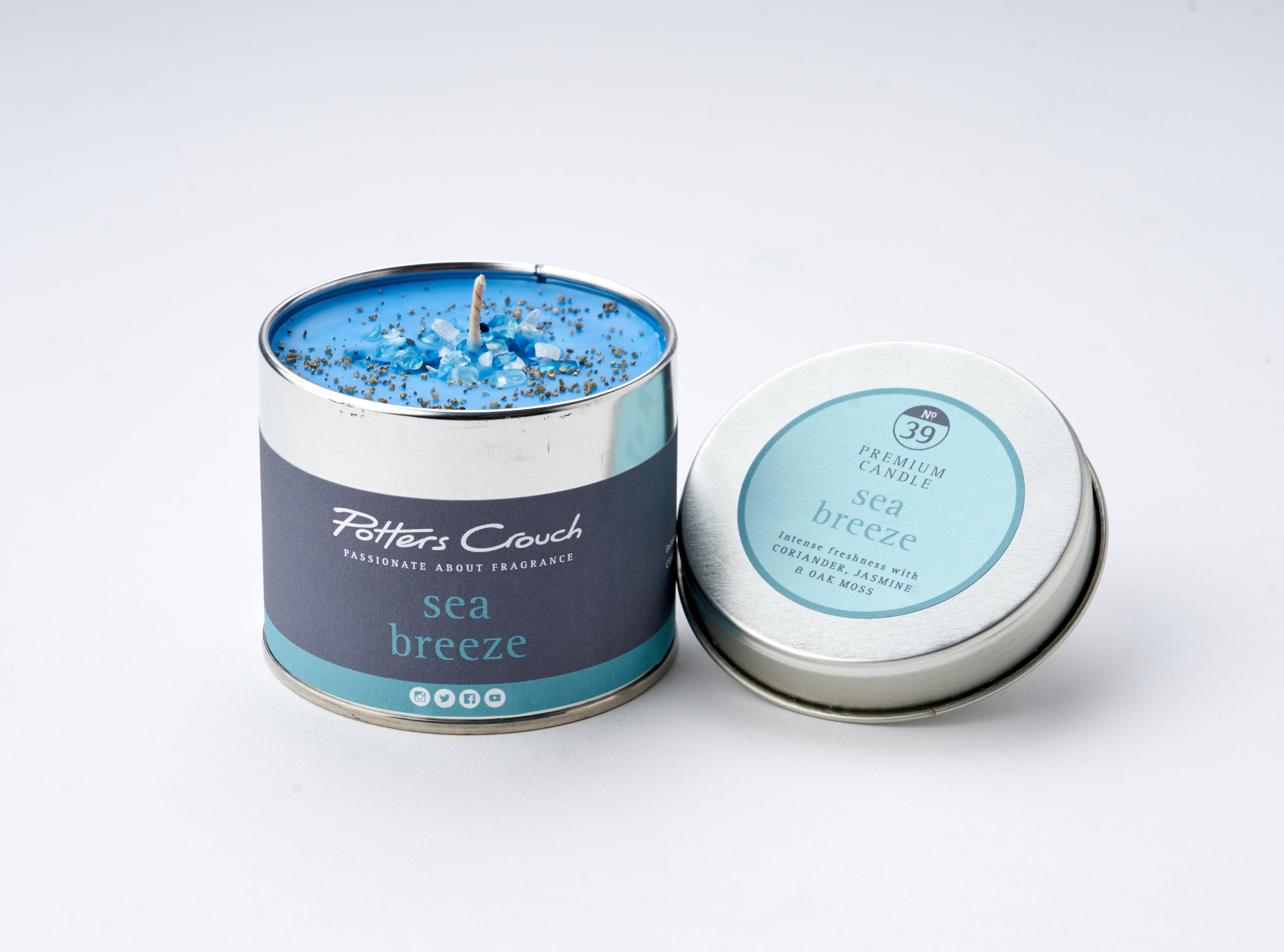 Sea Breeze - Scented Candle in a Tin - Potters Crouch