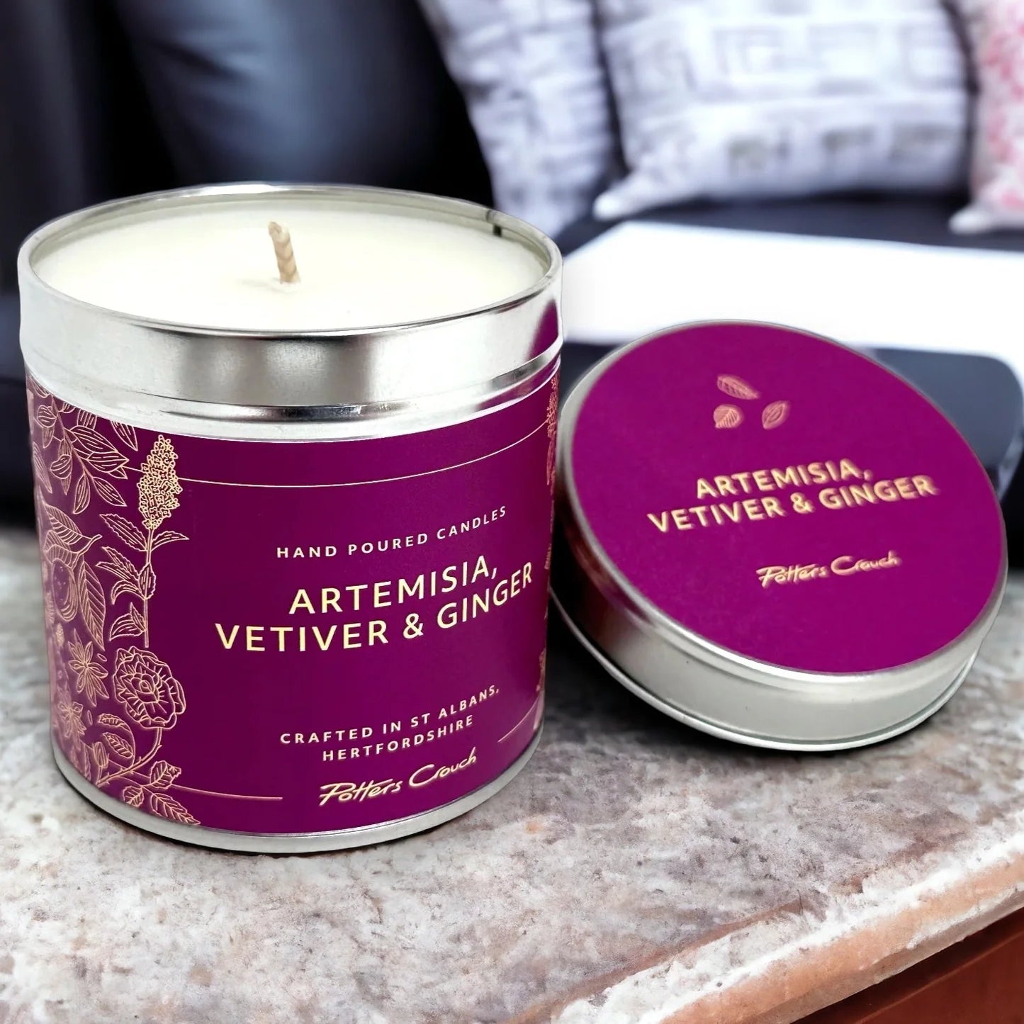 Artemisia, Vetiver & Ginger - Wellness Candle