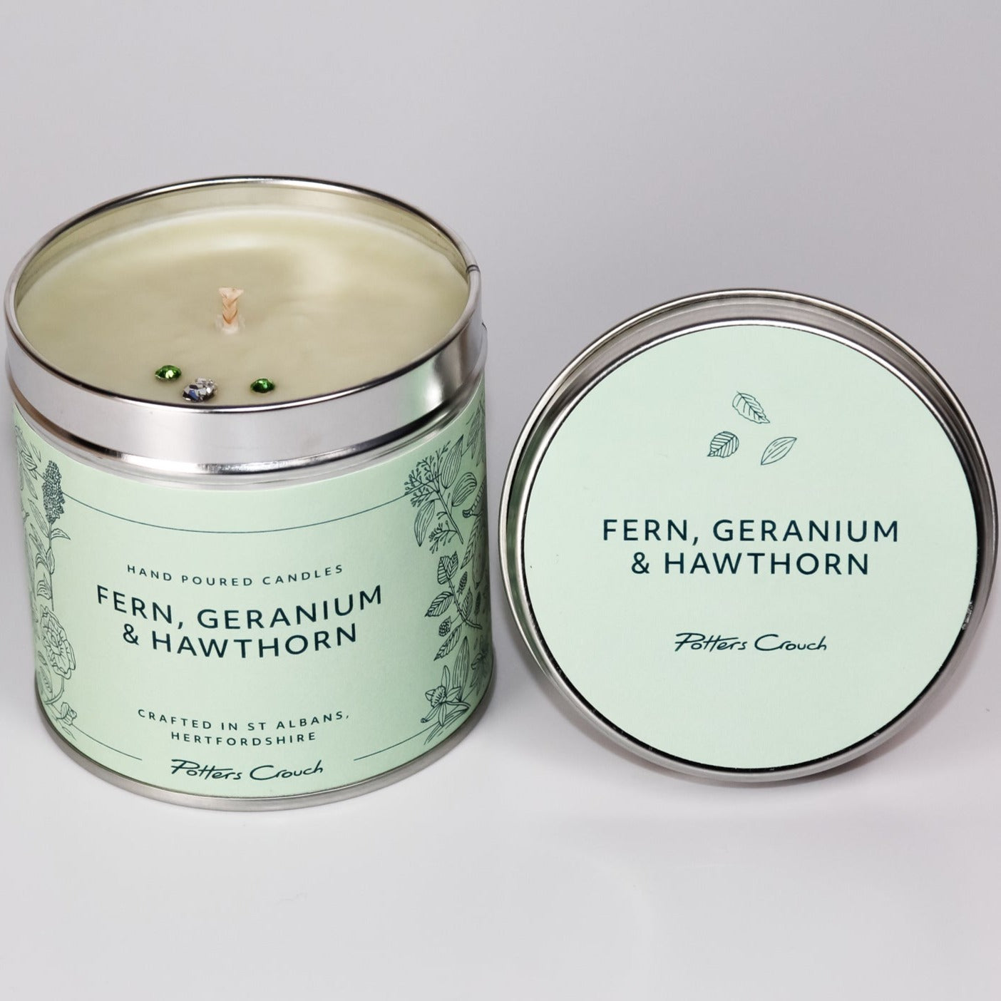 Peace Wellness Candle with Fern, Geranium & Hawthorn