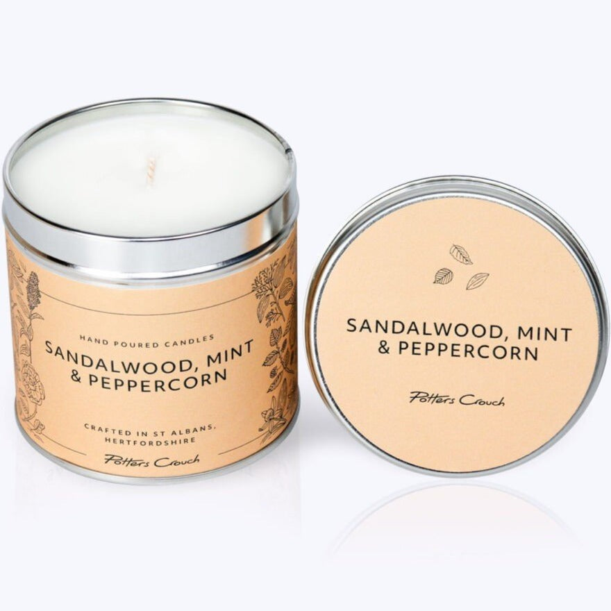 Strength Sandalwood, Mint & Peppercorn Wellness Candle