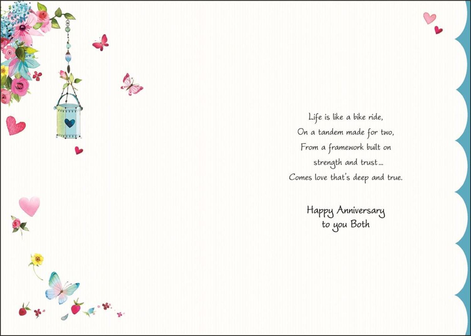 General Anniversary Card - Tandem Of Love