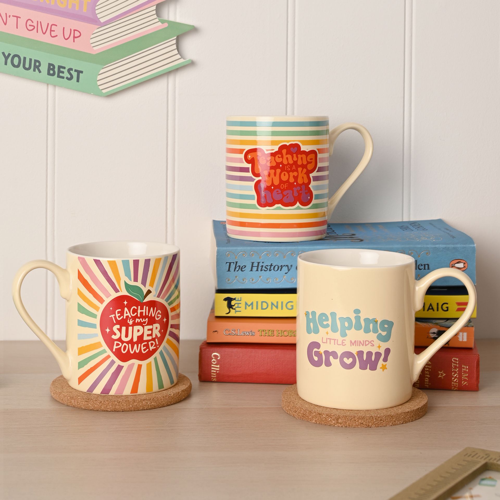 School Years Mug - Teaching is a Work Of Heart