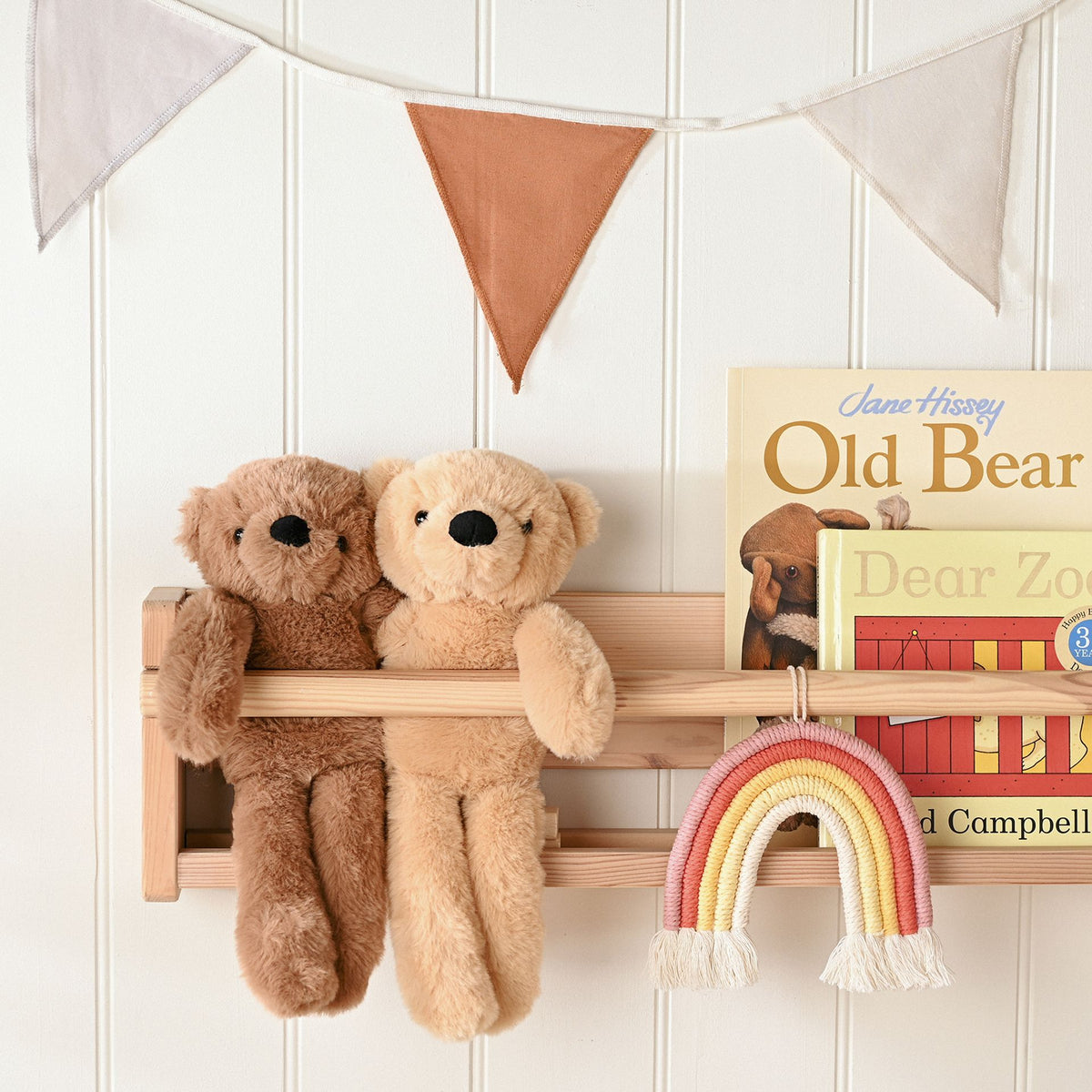 Hudson The Plush Long Leg Light Brown Teddy Bear 30 cm