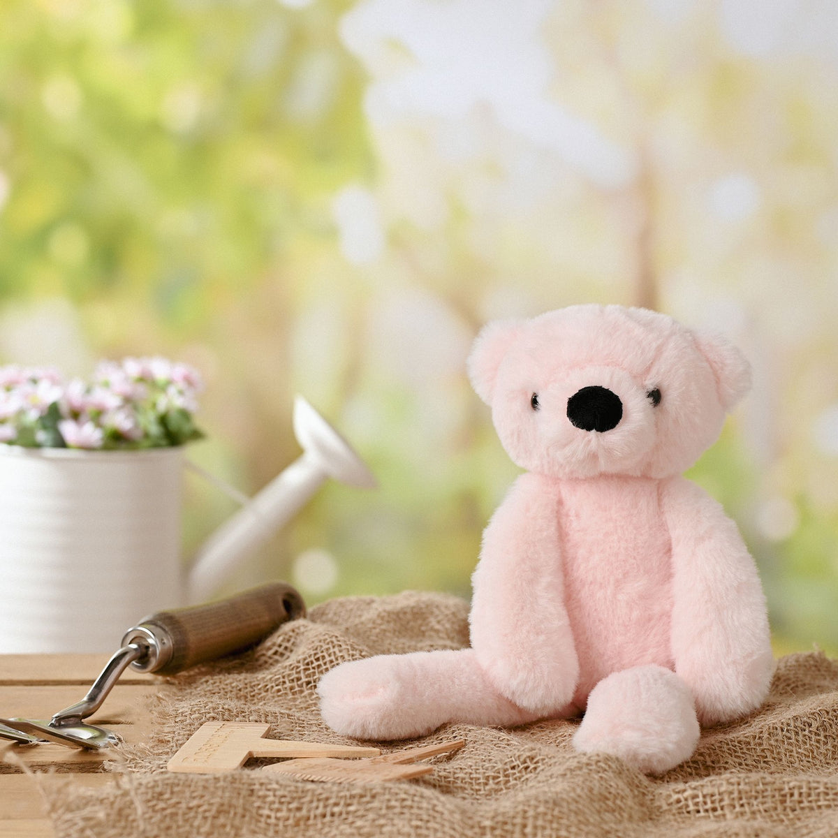 Willow The Plush Long Leg Light Pink Teddy Bear 30 cm