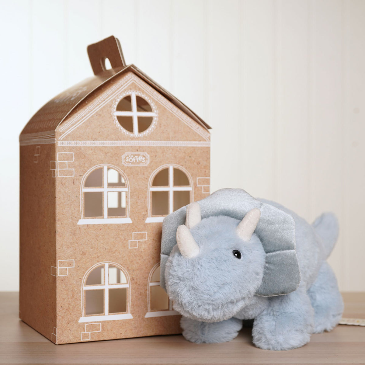 Tyrone The Plush Blue Dinosaur 40 cm