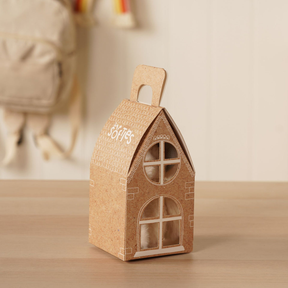 Ellie The Plush Cream Elephant Keyring