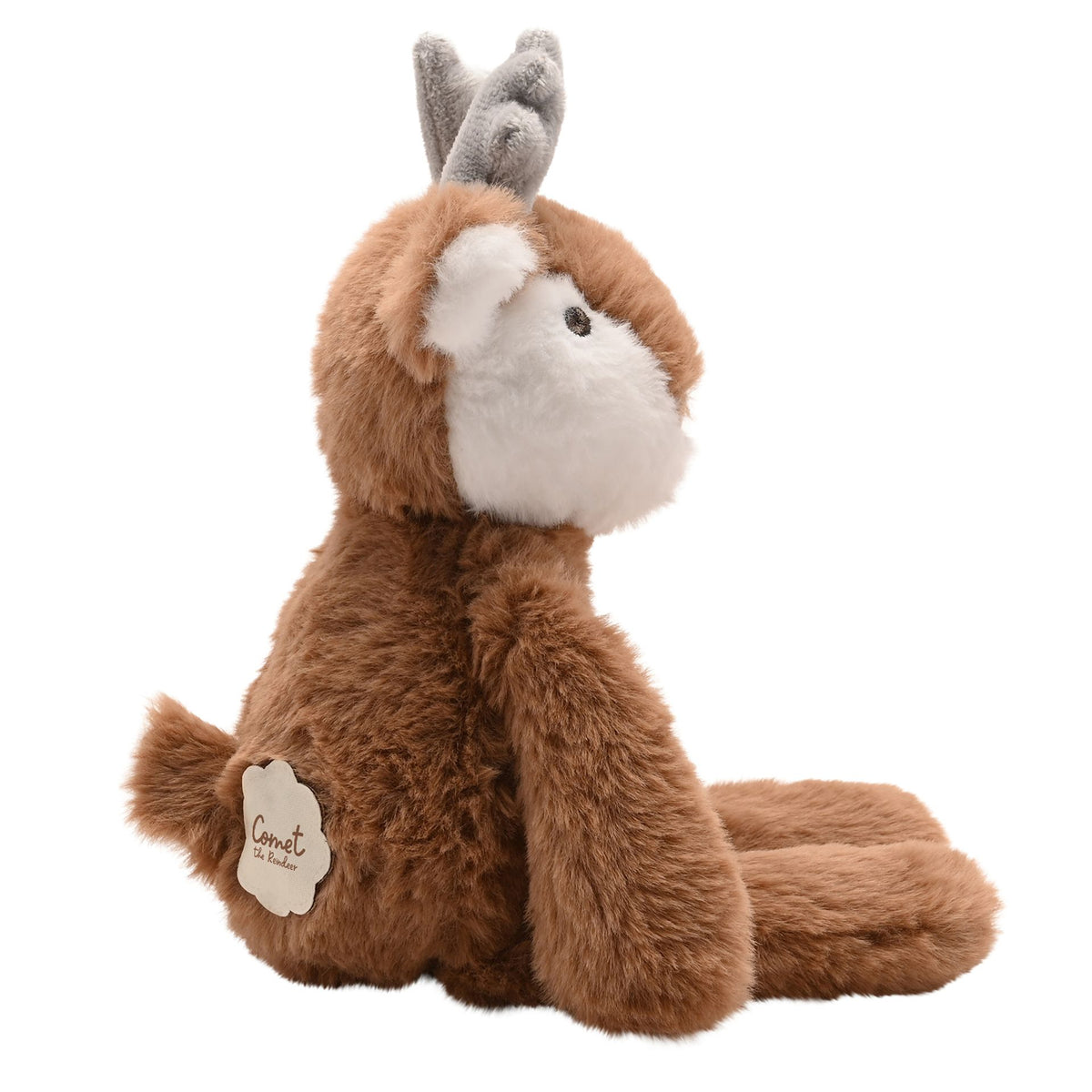 Comet The Plush Long Leg Dark Brown Reindeer 30cm