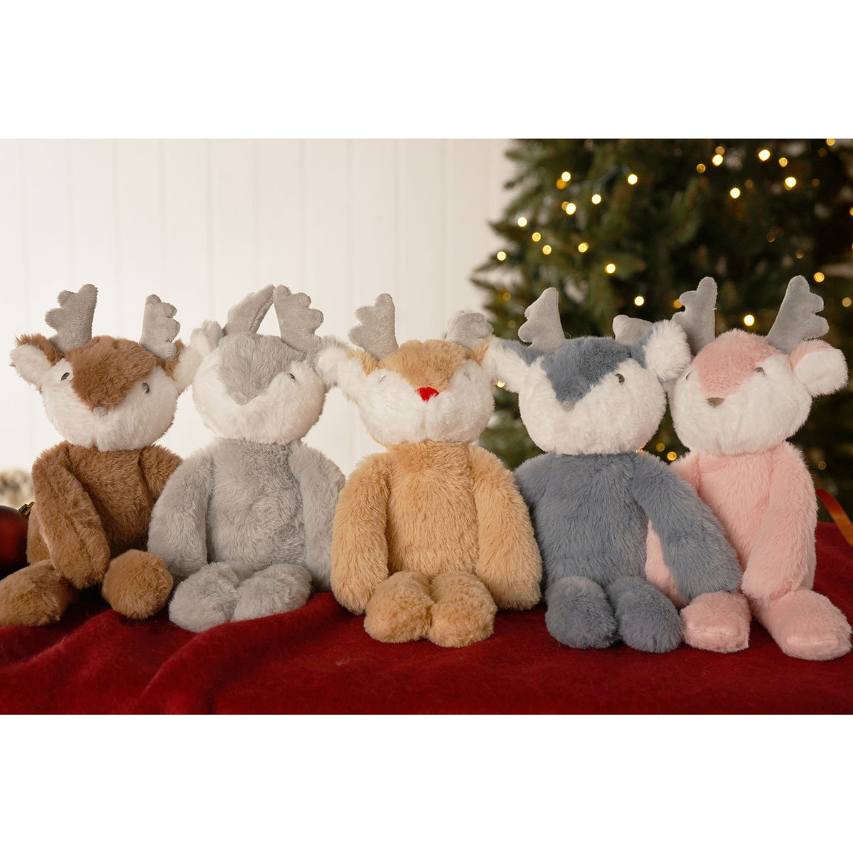 Blitzen The Plush Long Leg Petrol Blue Reindeer
