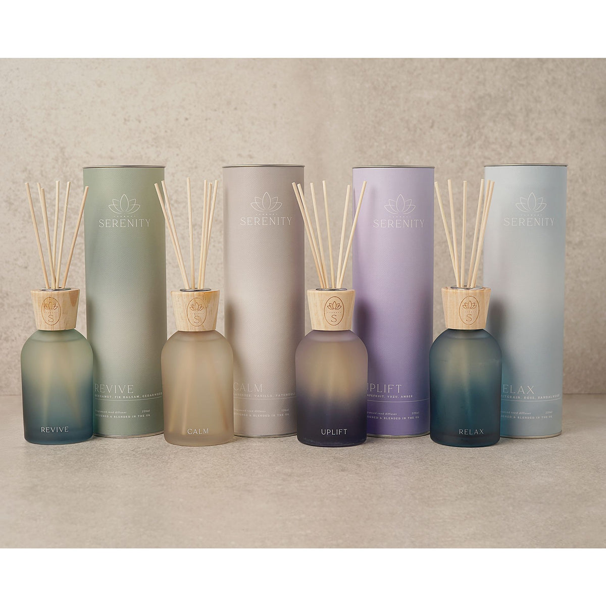 Serenity Calm Diffuser 220ml Lavender, Vanilla & Patchouli