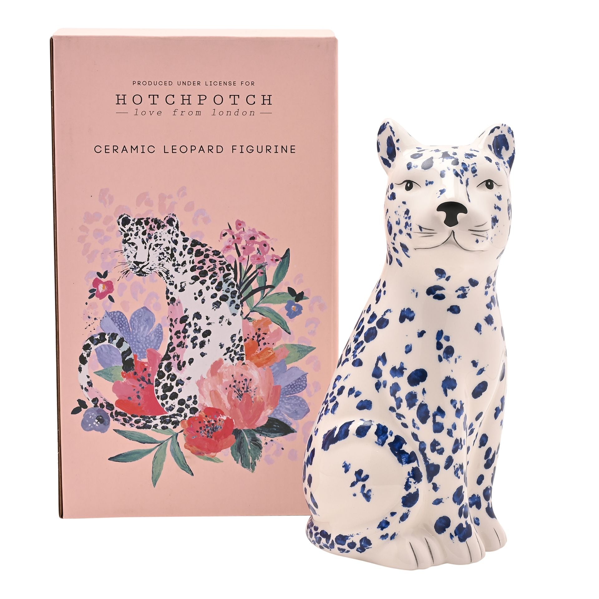 Frida Leopard Ceramic Figurine