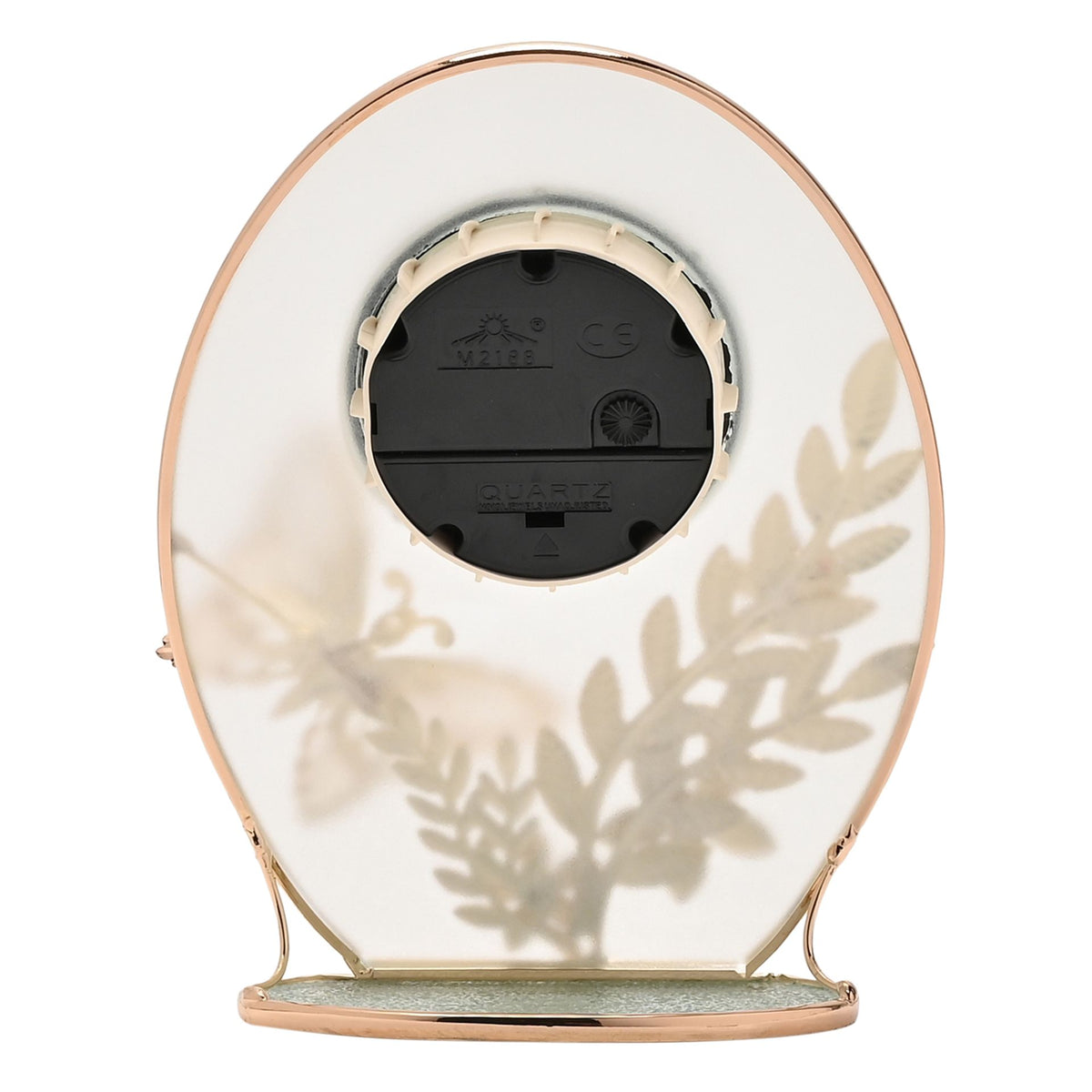 Sophia Classic Gold Butterfly Mantel Clock