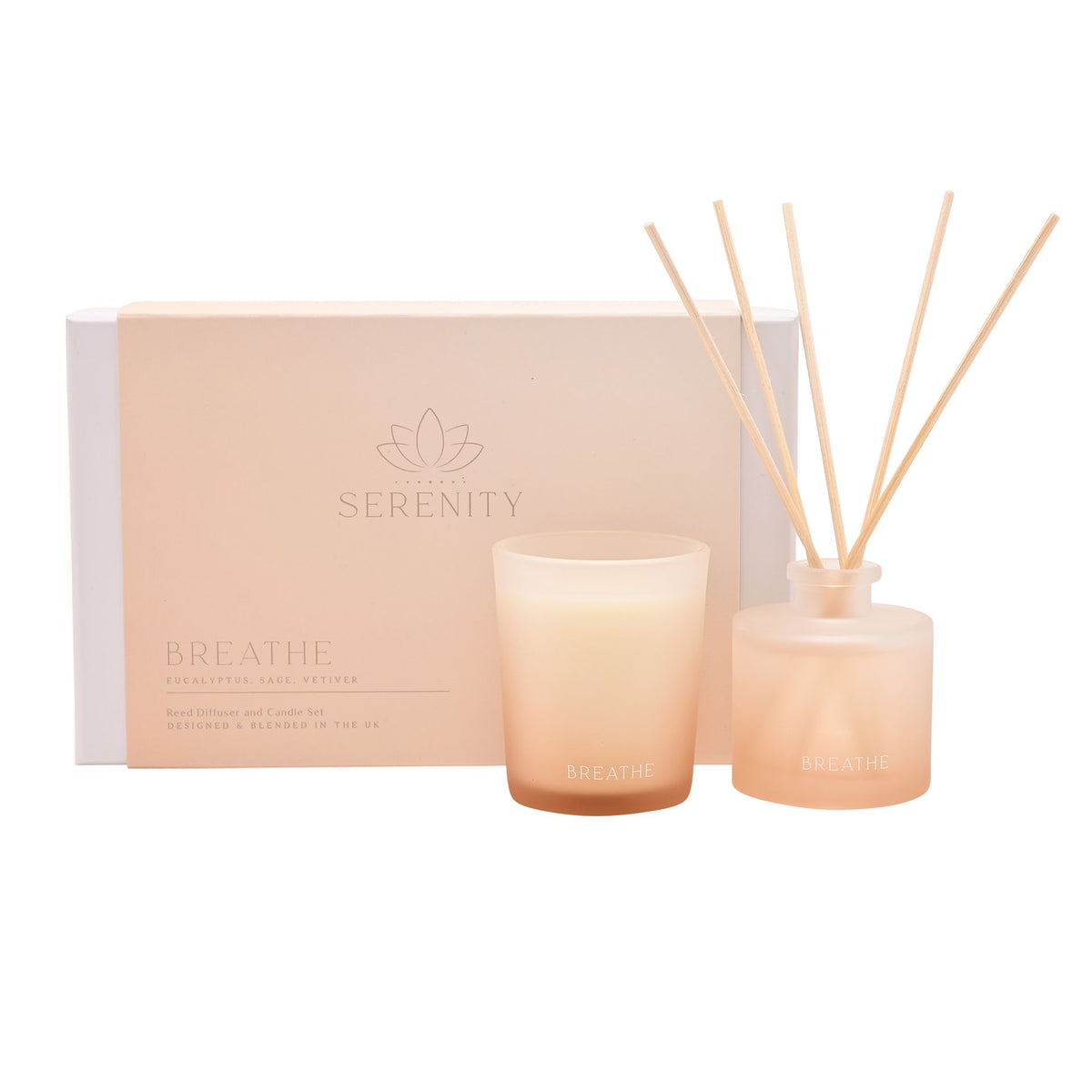 Serenity Breathe Diffuser & Candle Set