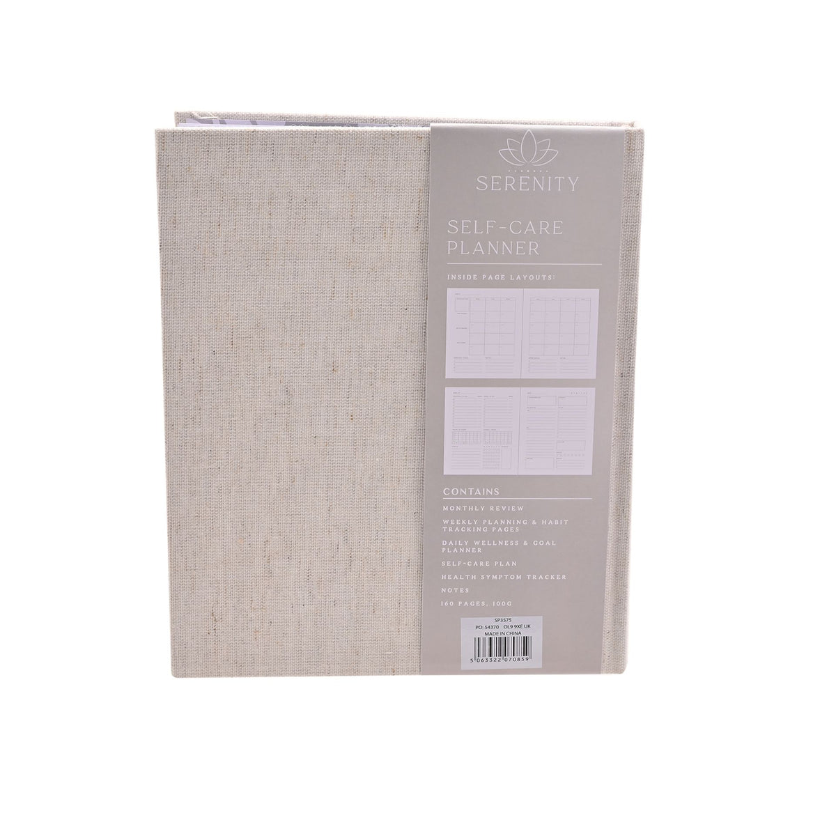 Serenity Self Care Planner
