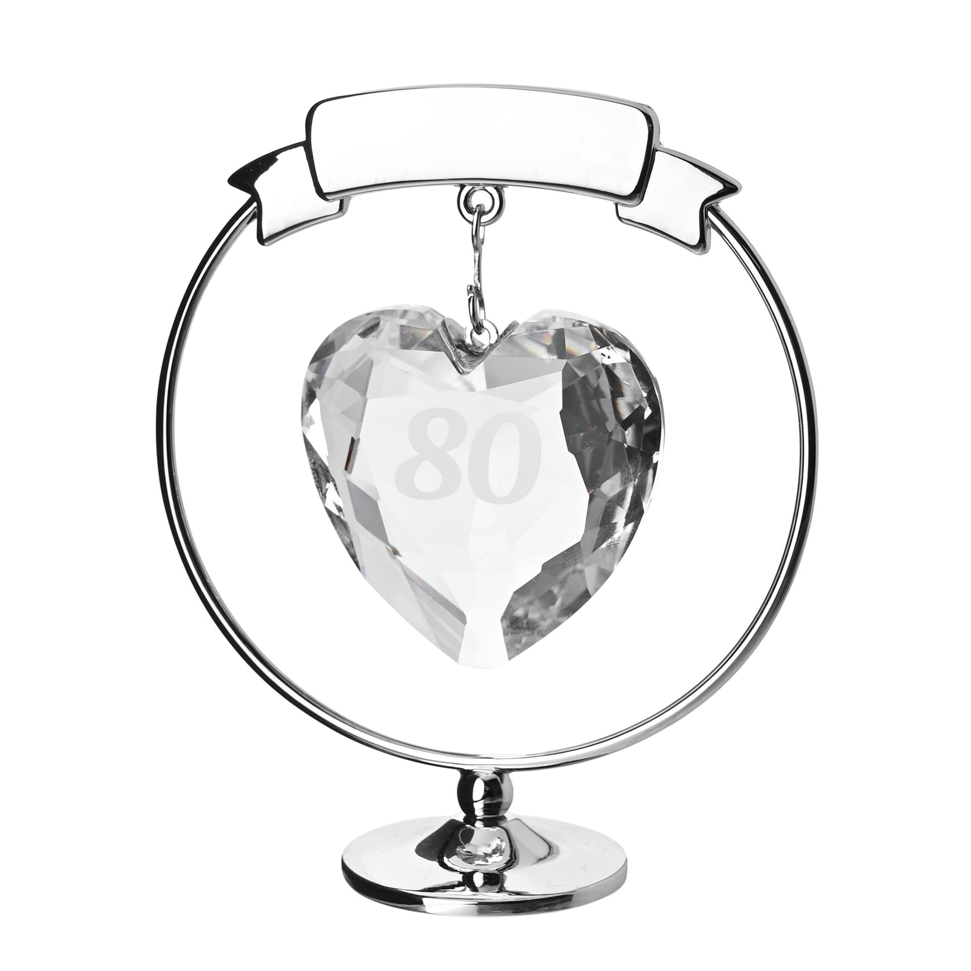 Crystocraft Freestand Crystal Heart - 80