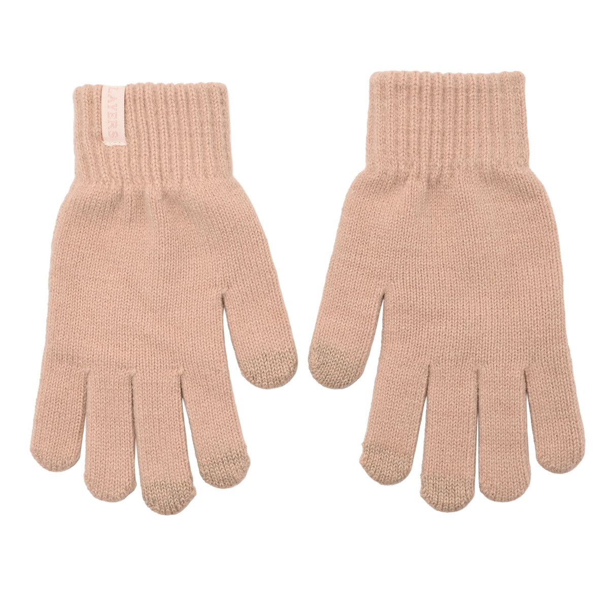 Sophia Layers Cosy Knit Hat Glove & Scarf Gift Set - Nude