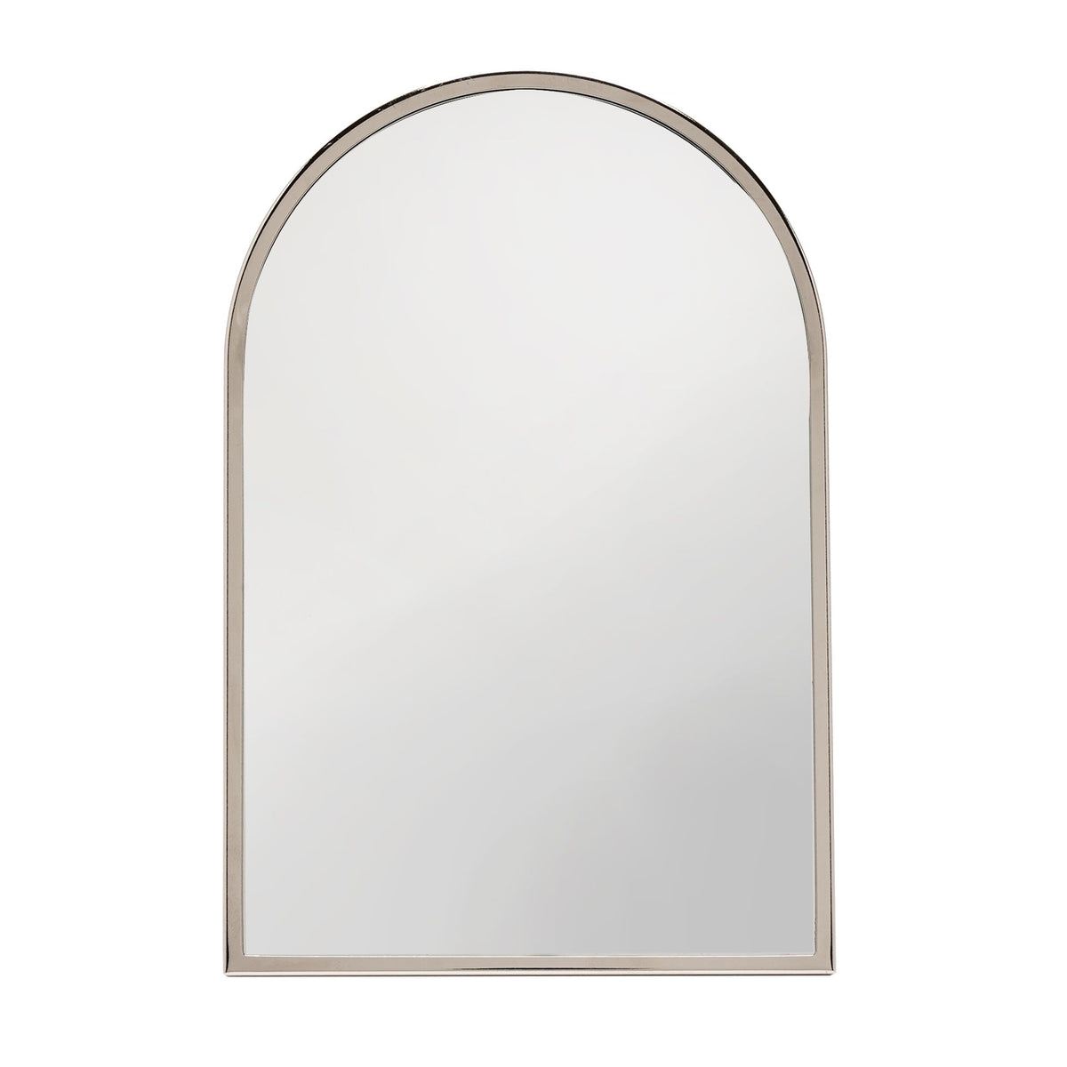 Sophia Nickle Plated Steel Mirror - Small
