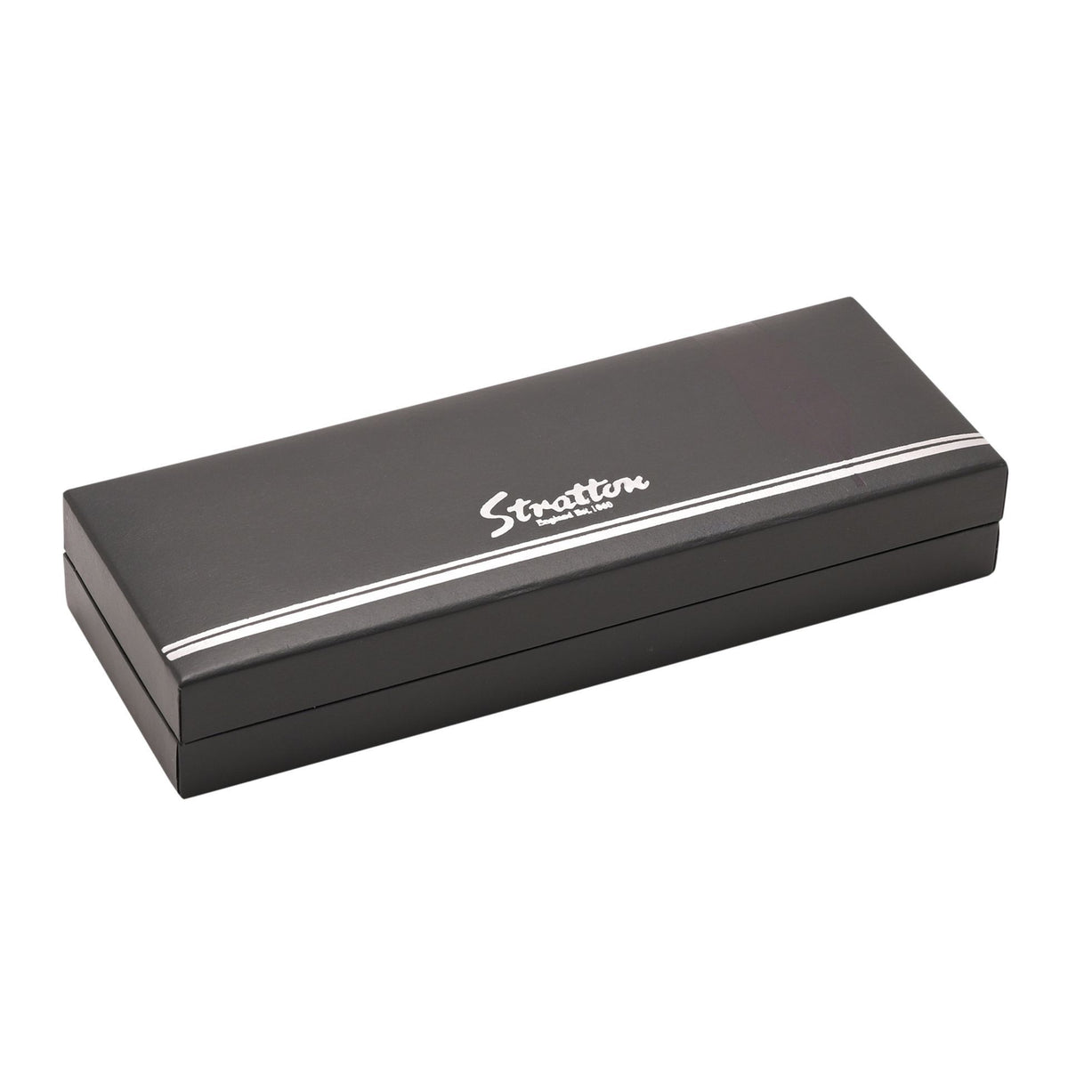 Stratton Woven Ballpoint Pen - Silver