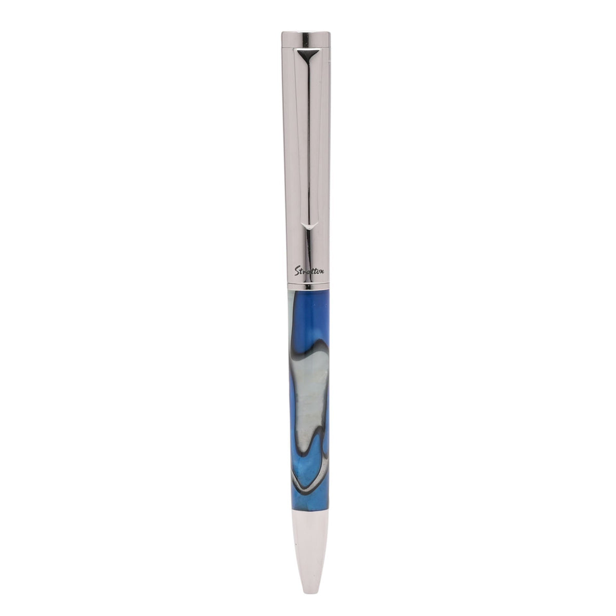 Stratton Ballpoint Pen - Blue Cloud Design
