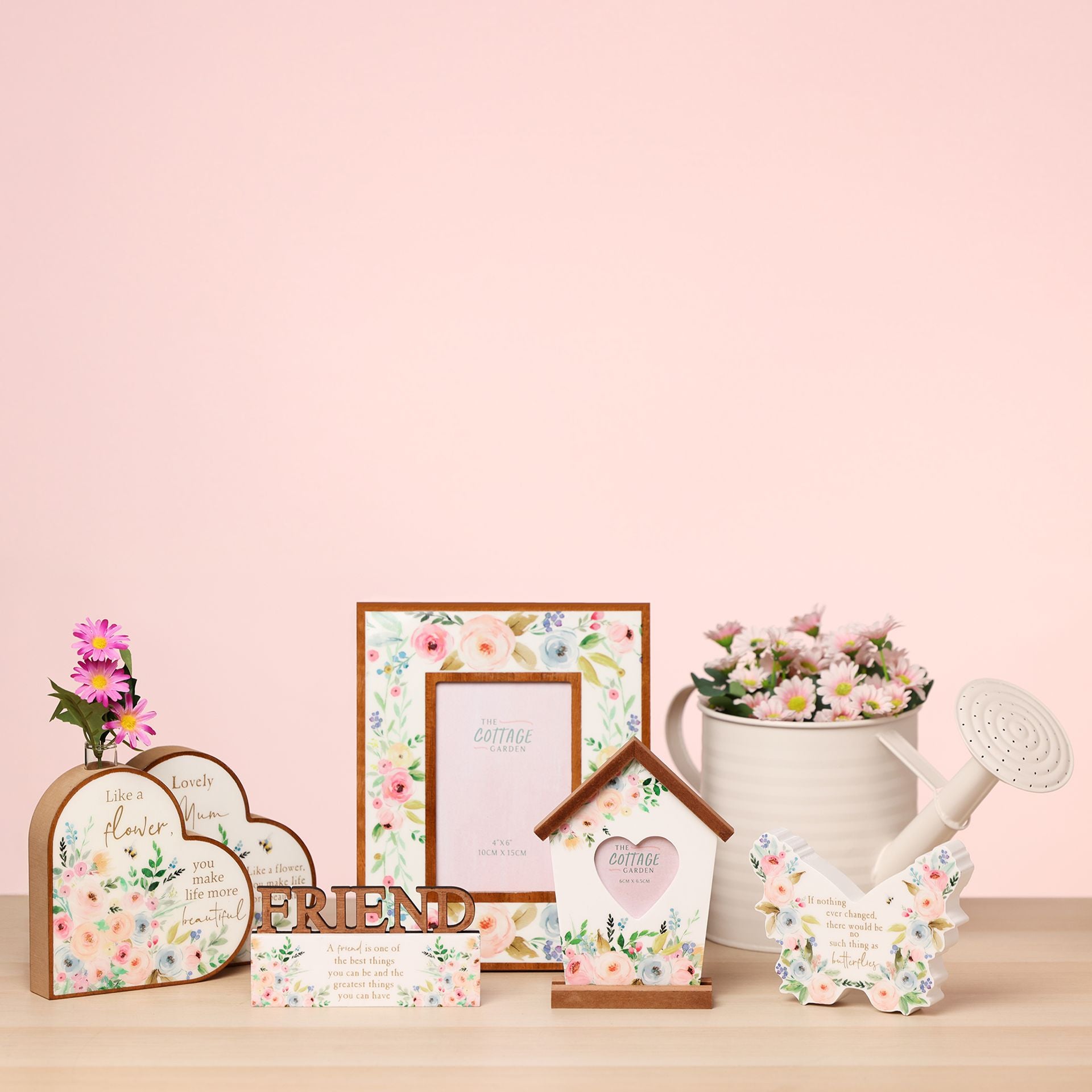 The Cottage Garden Heart Photo Frame - Birdhouse
